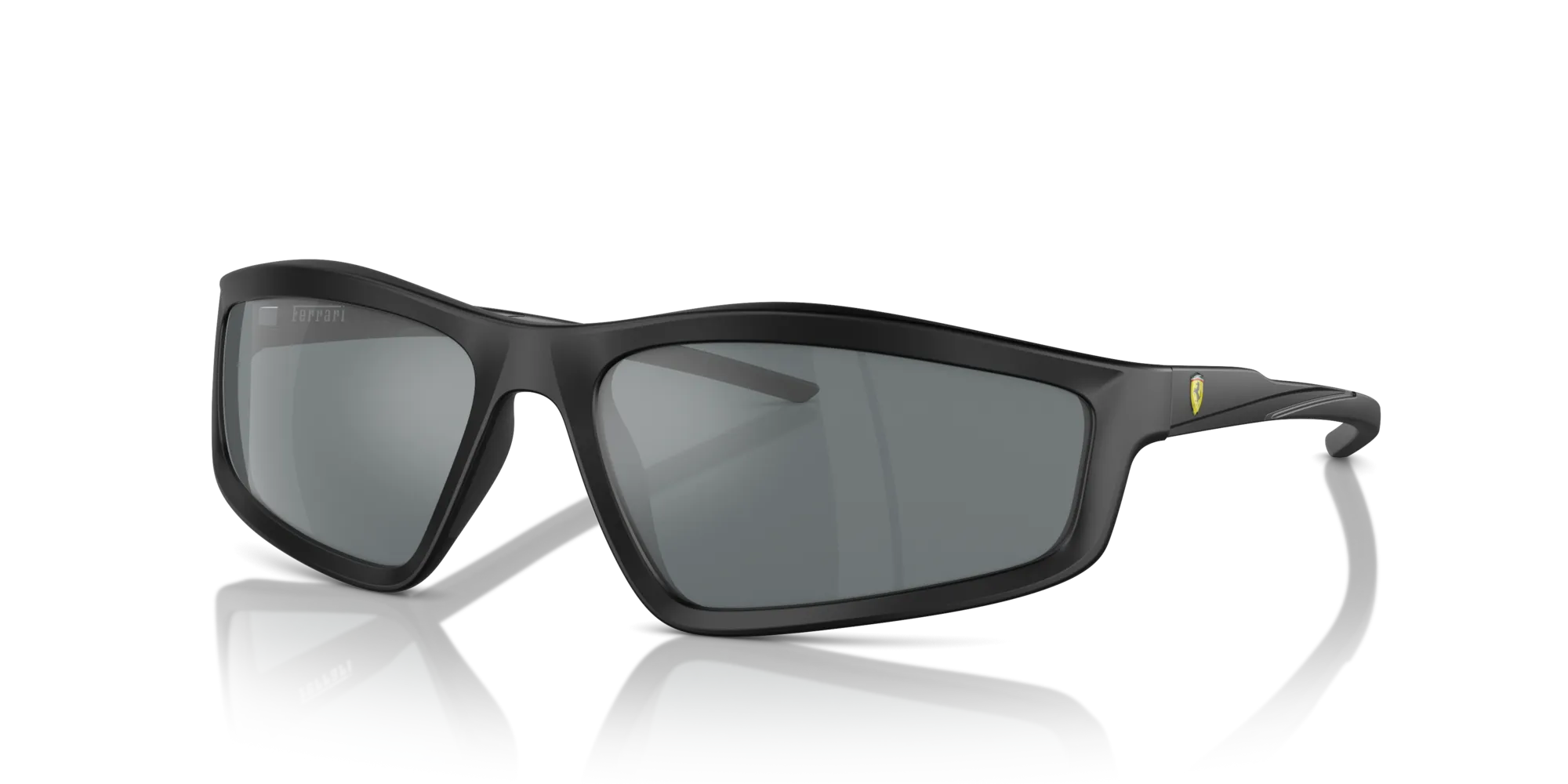 Ferrari Scuderia FZ6007U 504/6G Occhiali da sole Iniettato Nero Grigio Geometrica Specchiate Specchiato - immagine 4