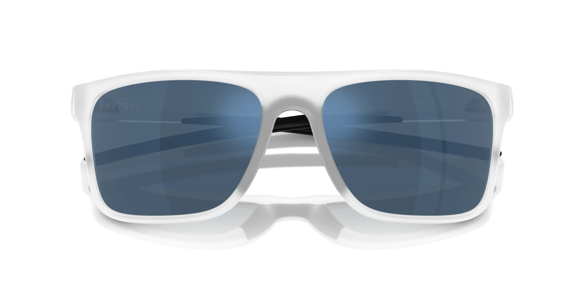 Ferrari Scuderia FZ6006 505/55 Occhiali da sole Iniettato Grigio Blu Squadrata Normale Specchiato - immagine 2