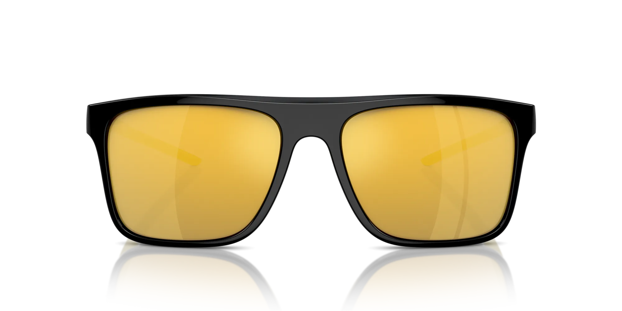 Ferrari Scuderia FZ6006 501/5A Occhiali da sole Iniettato Nero Oro Squadrata Normale Specchiato - immagine 3