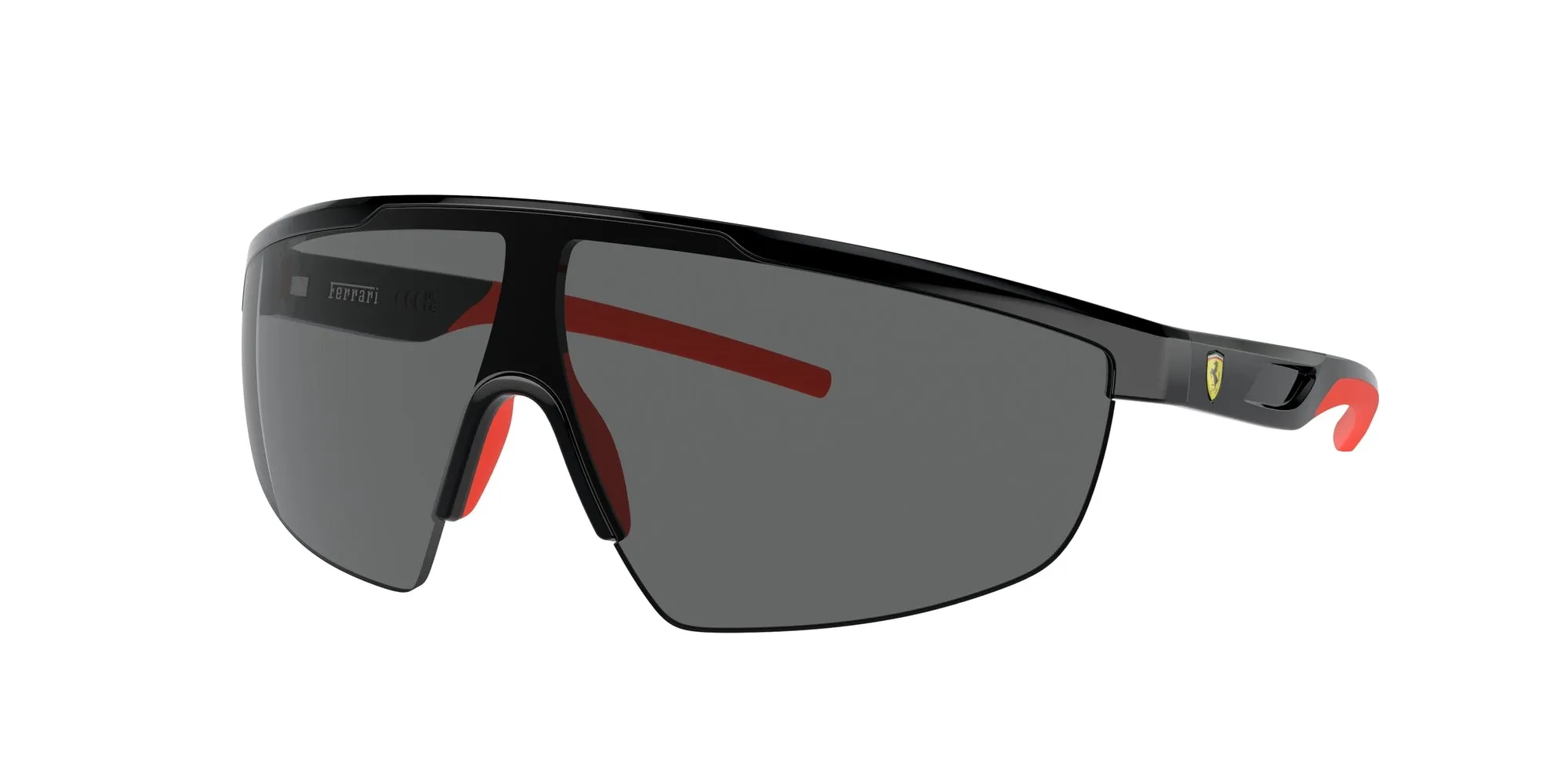Ferrari Scuderia FZ6005U 501/87 Occhiali da sole Iniettato Nero Grigio Squadrata Normale - immagine 1