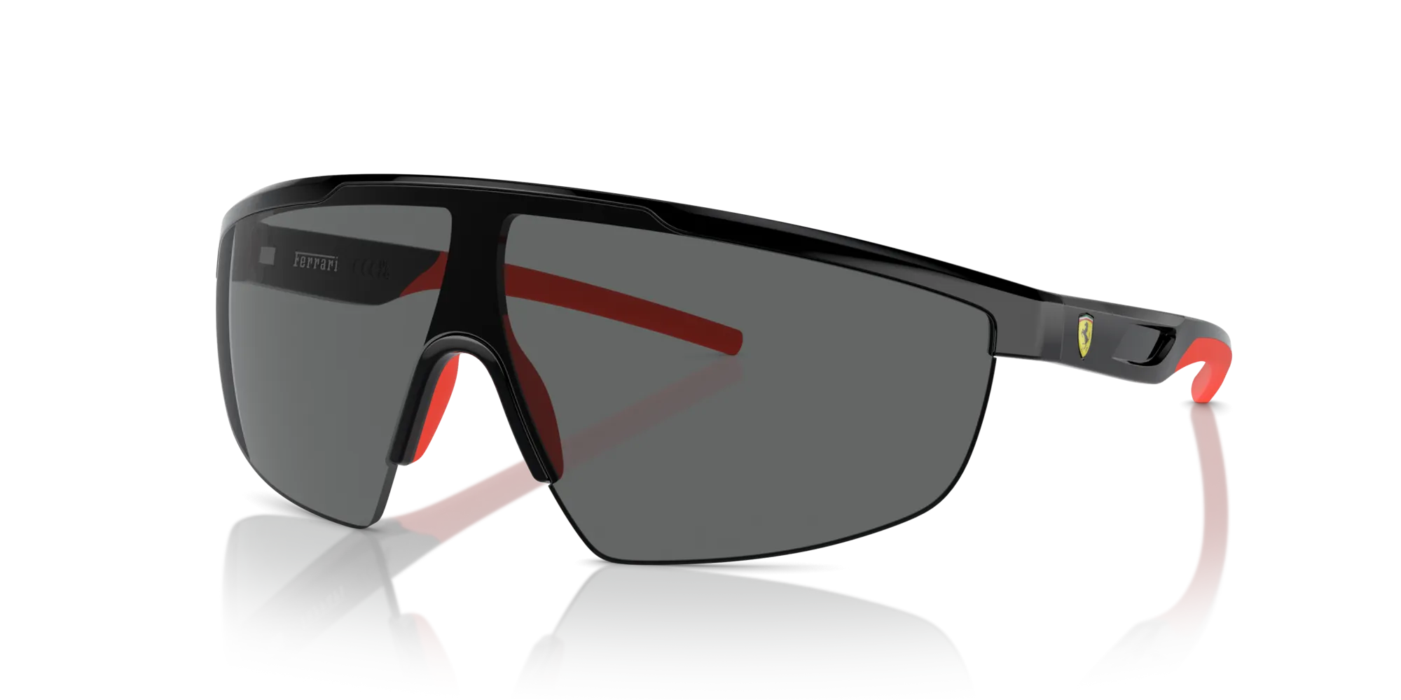 Ferrari Scuderia FZ6005U 501/87 Occhiali da sole Iniettato Nero Grigio Squadrata Normale - immagine 4