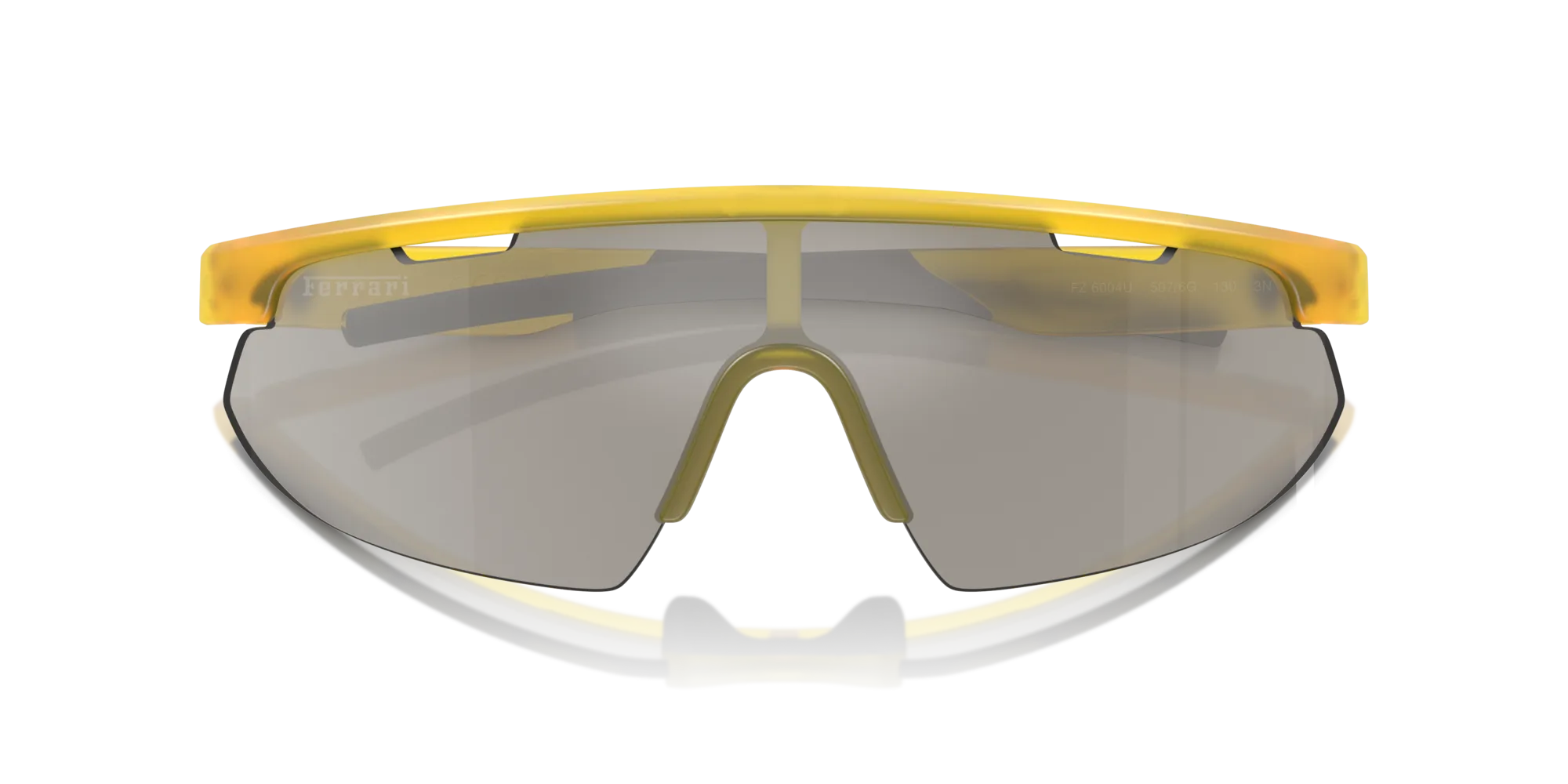 Ferrari Scuderia FZ6004U 507/6G Occhiali da sole Iniettato Giallo Argento Geometrica Normale Specchiato - immagine 2