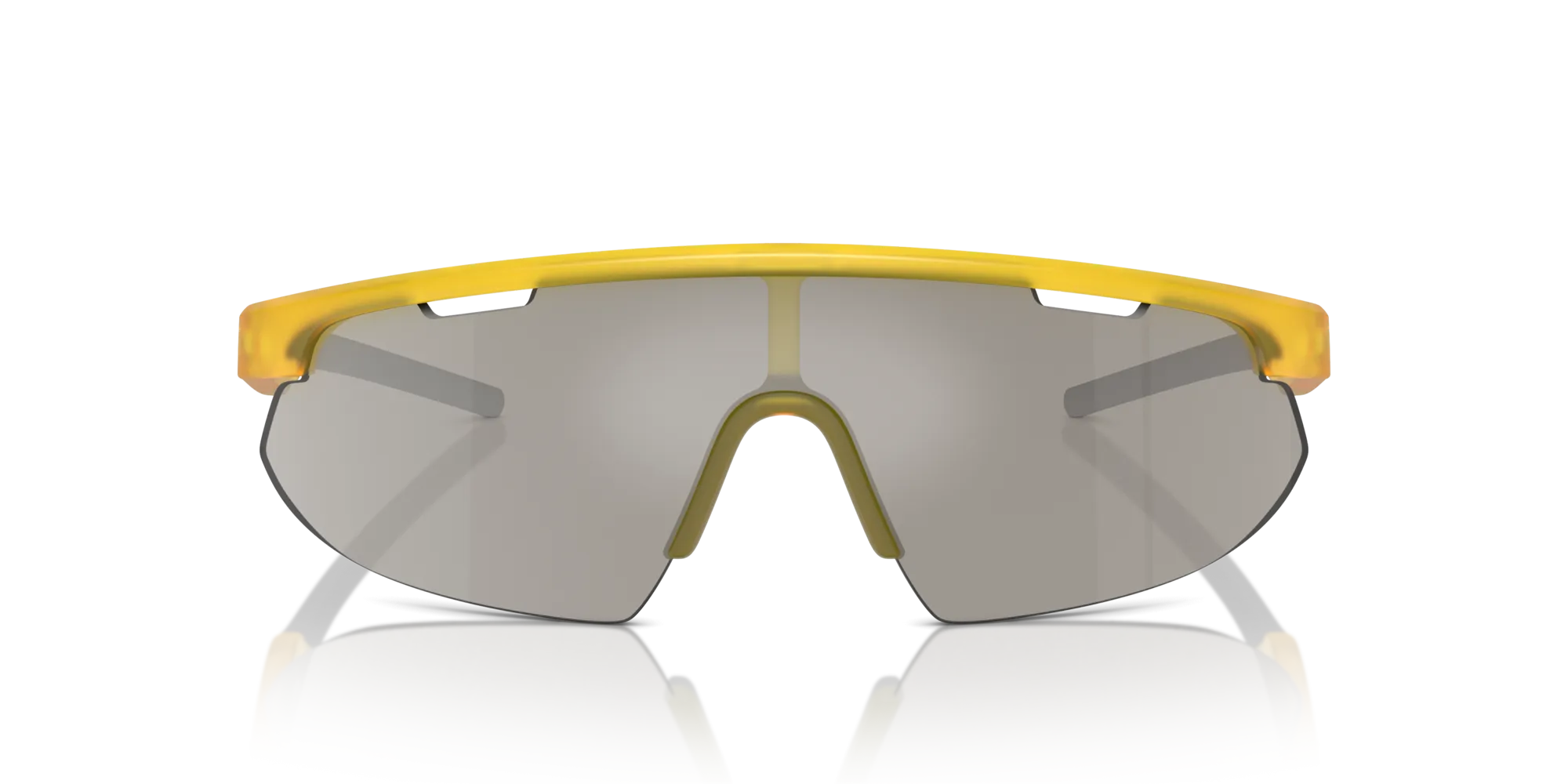 Ferrari Scuderia FZ6004U 507/6G Occhiali da sole Iniettato Giallo Argento Geometrica Normale Specchiato - immagine 3