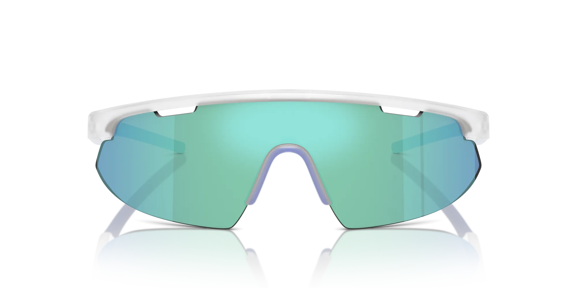 Ferrari Scuderia FZ6004U 505/55 Occhiali da sole Iniettato Grigio Blu Geometrica Normale Specchiato - immagine 3