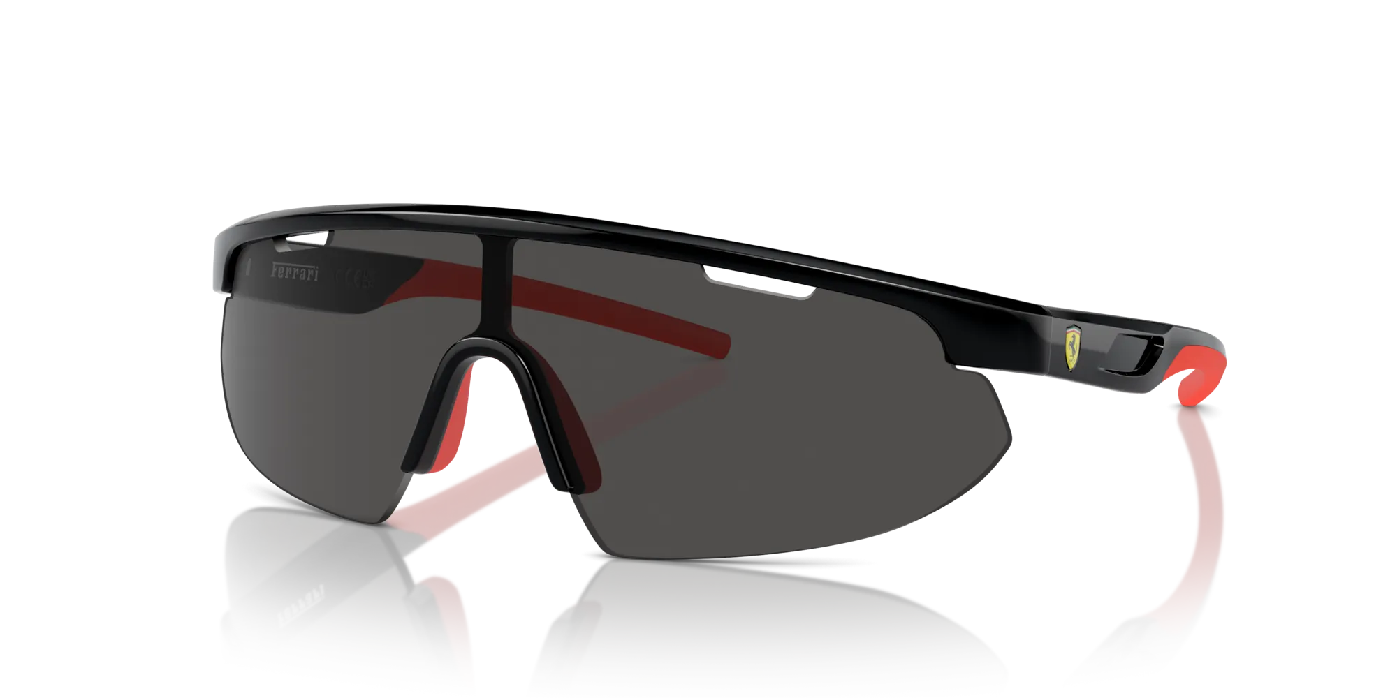 Ferrari Scuderia FZ6004U 501/87 Occhiali da sole Iniettato Nero Grigio Geometrica Normale - immagine 4