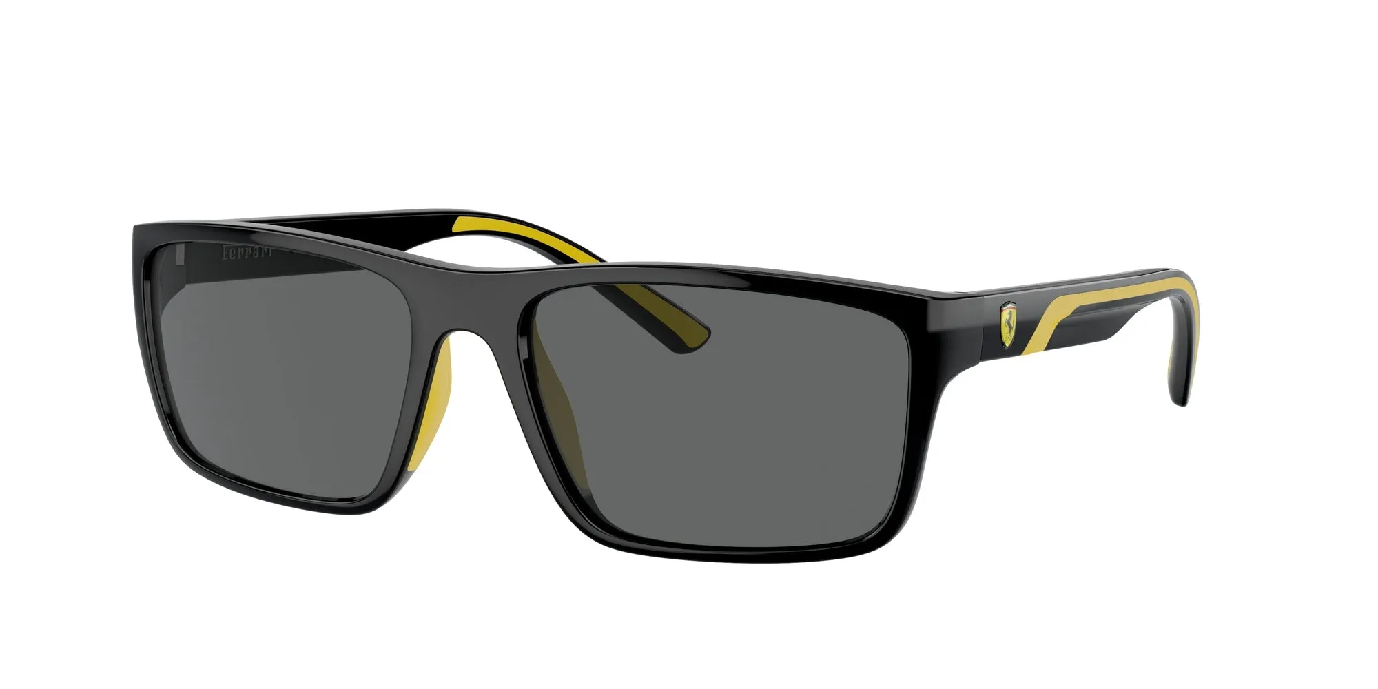 Ferrari Scuderia FZ6003U 501/87 Occhiali da sole Iniettato Nero Grigio Squadrata Normale - immagine 1