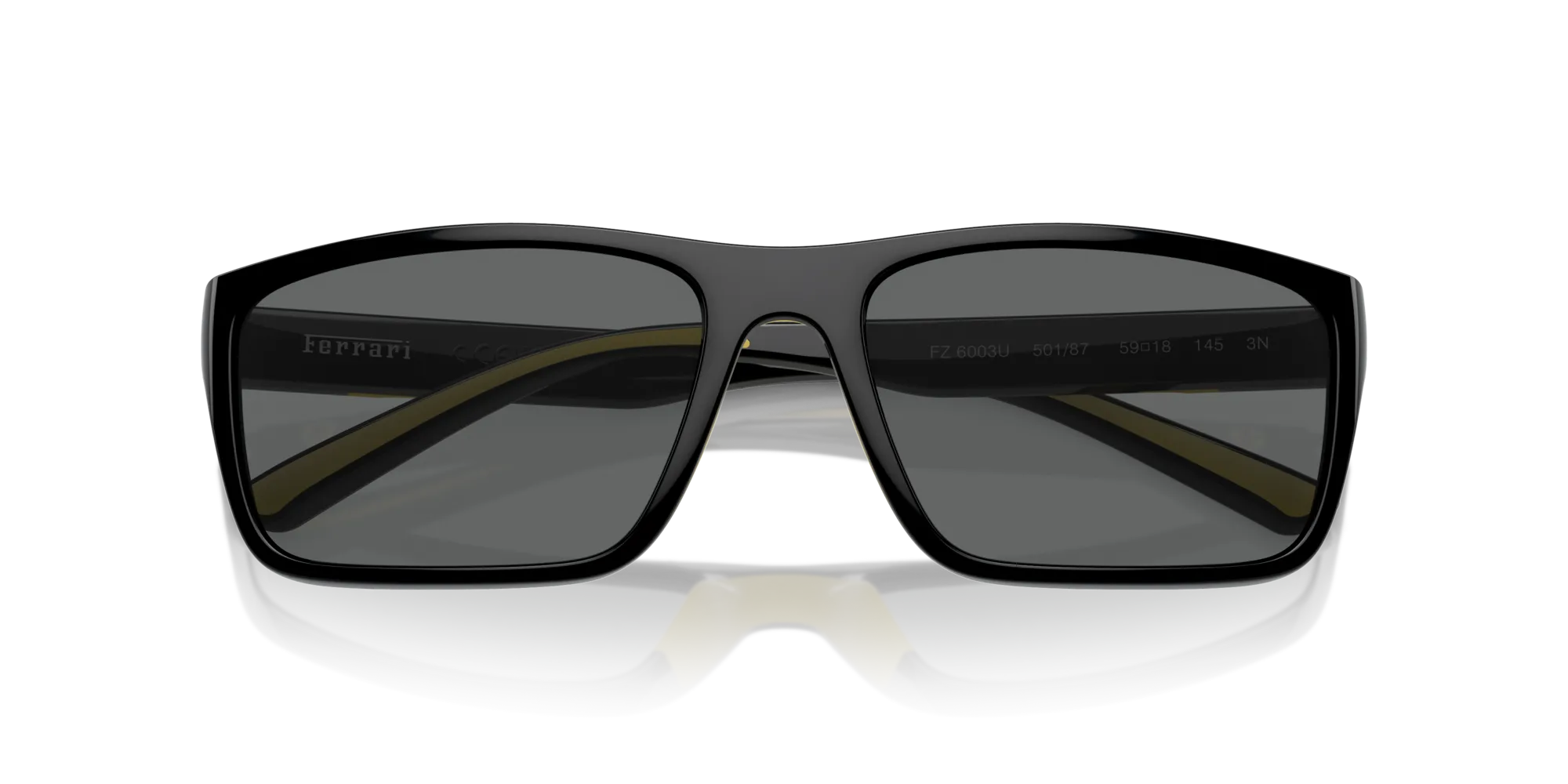 Ferrari Scuderia FZ6003U 501/87 Occhiali da sole Iniettato Nero Grigio Squadrata Normale - immagine 2
