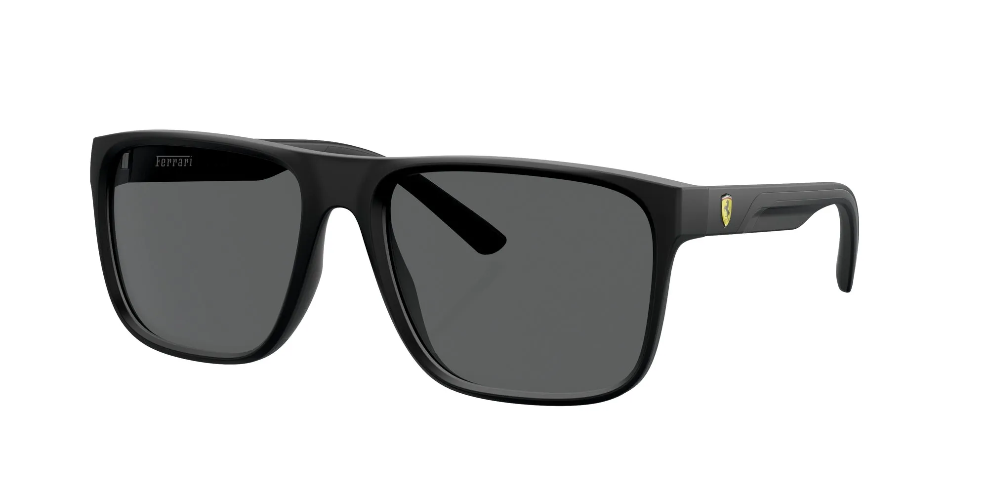 Ferrari Scuderia FZ6002U 504/87 Occhiali da sole Iniettato Nero Grigio Squadrata Normale - immagine 1