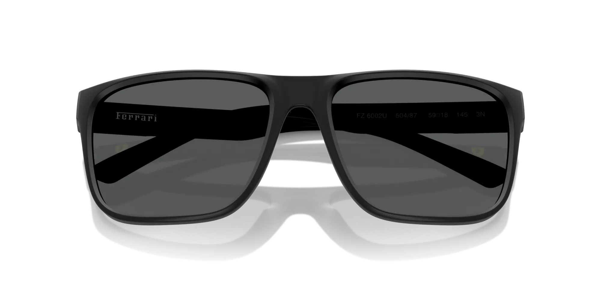 Ferrari Scuderia FZ6002U 504/87 Occhiali da sole Iniettato Nero Grigio Squadrata Normale - immagine 2
