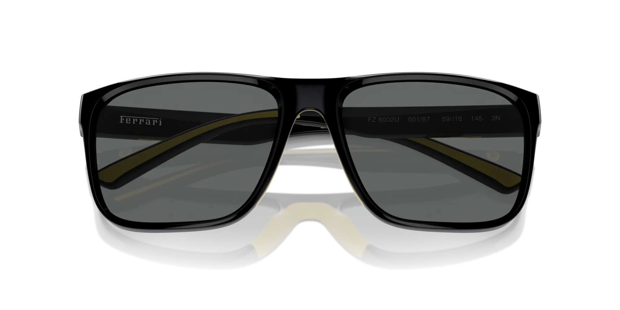 Ferrari Scuderia FZ6002U 501/87 Occhiali da sole Iniettato Nero Grigio Squadrata Normale - immagine 2