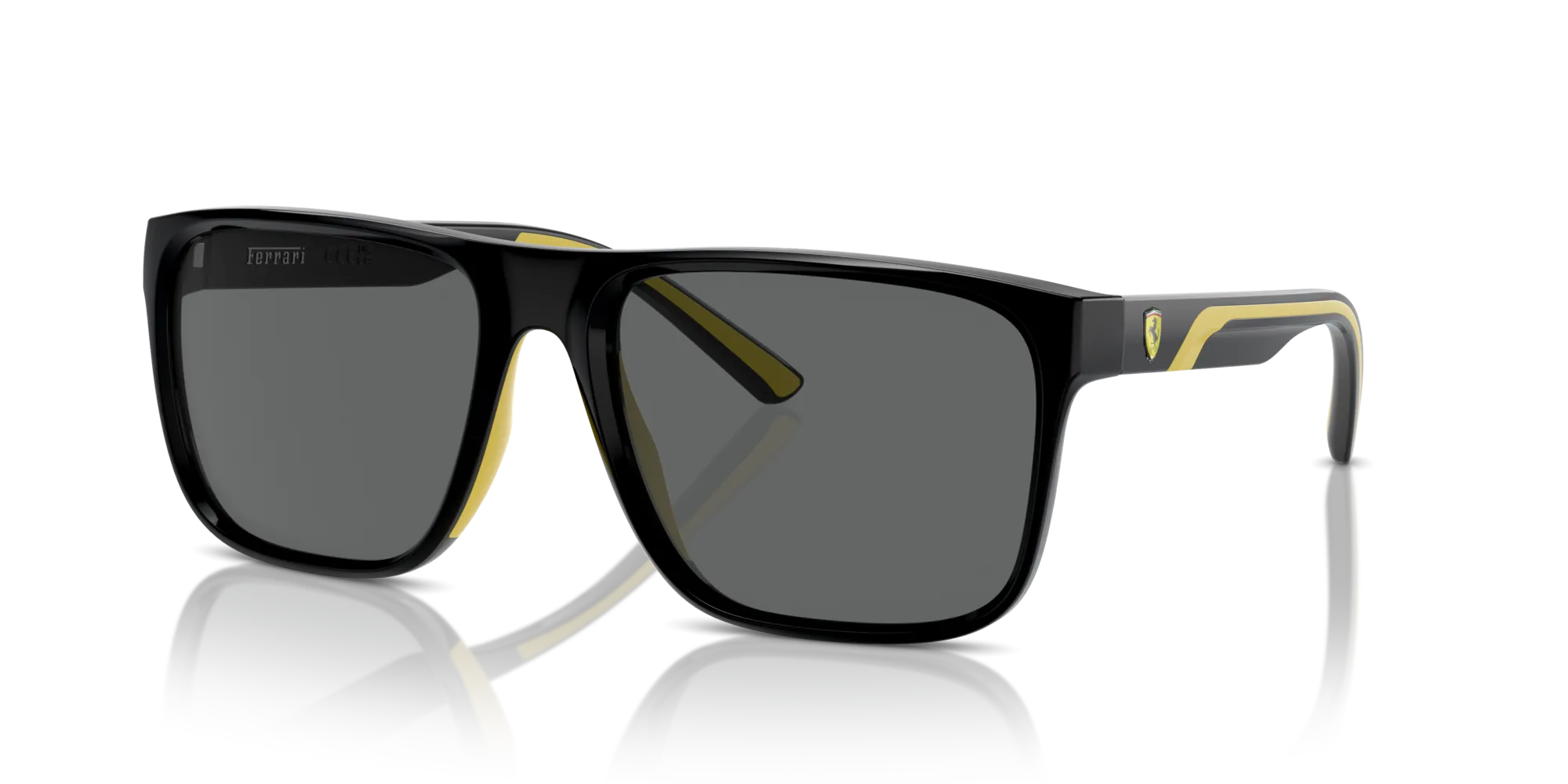 Ferrari Scuderia FZ6002U 501/87 Occhiali da sole Iniettato Nero Grigio Squadrata Normale - immagine 4