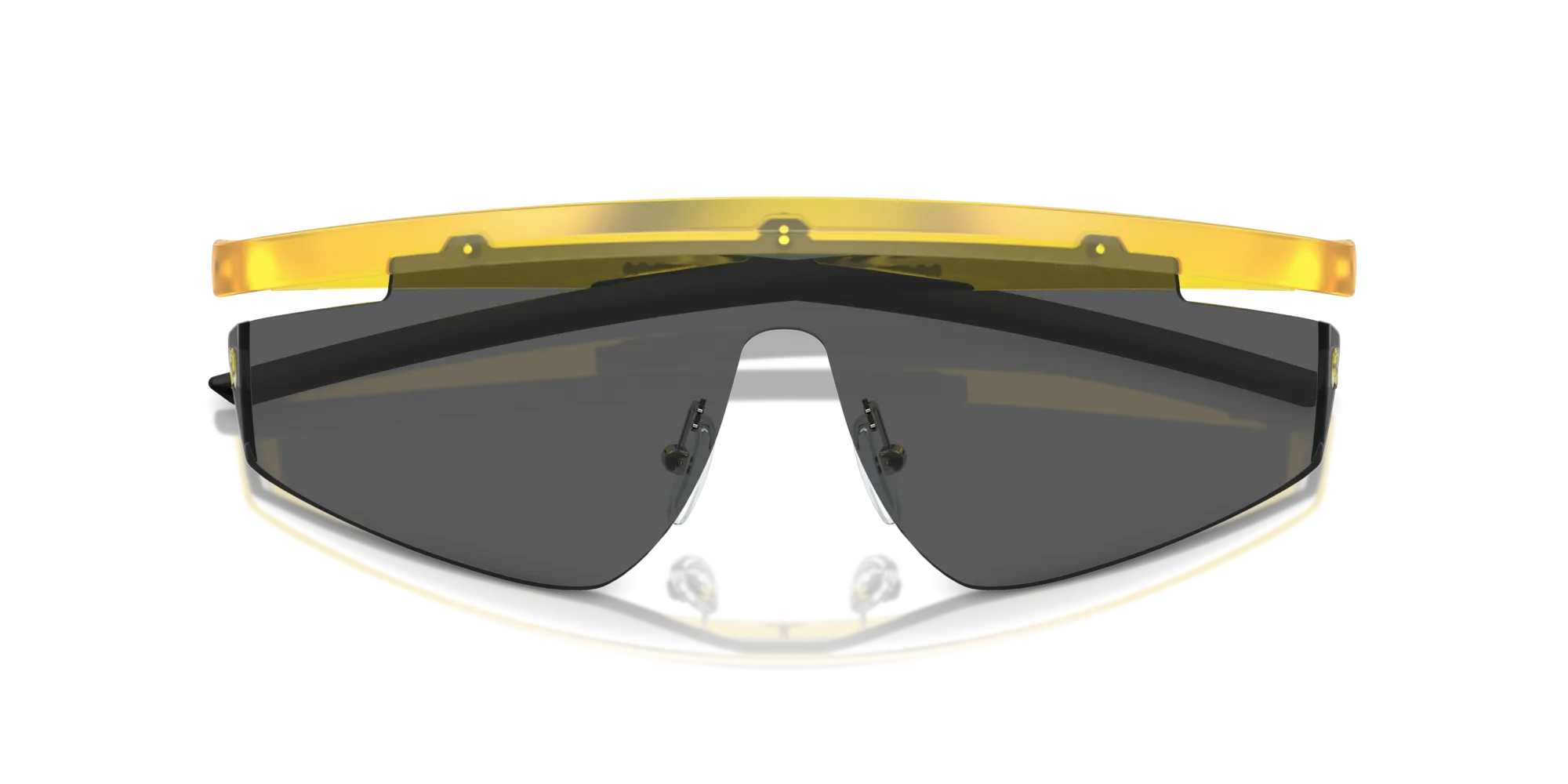 Ferrari Scuderia FZ6001 507/87 Occhiali da sole Iniettato Giallo Grigio Geometrica Normale - immagine 2