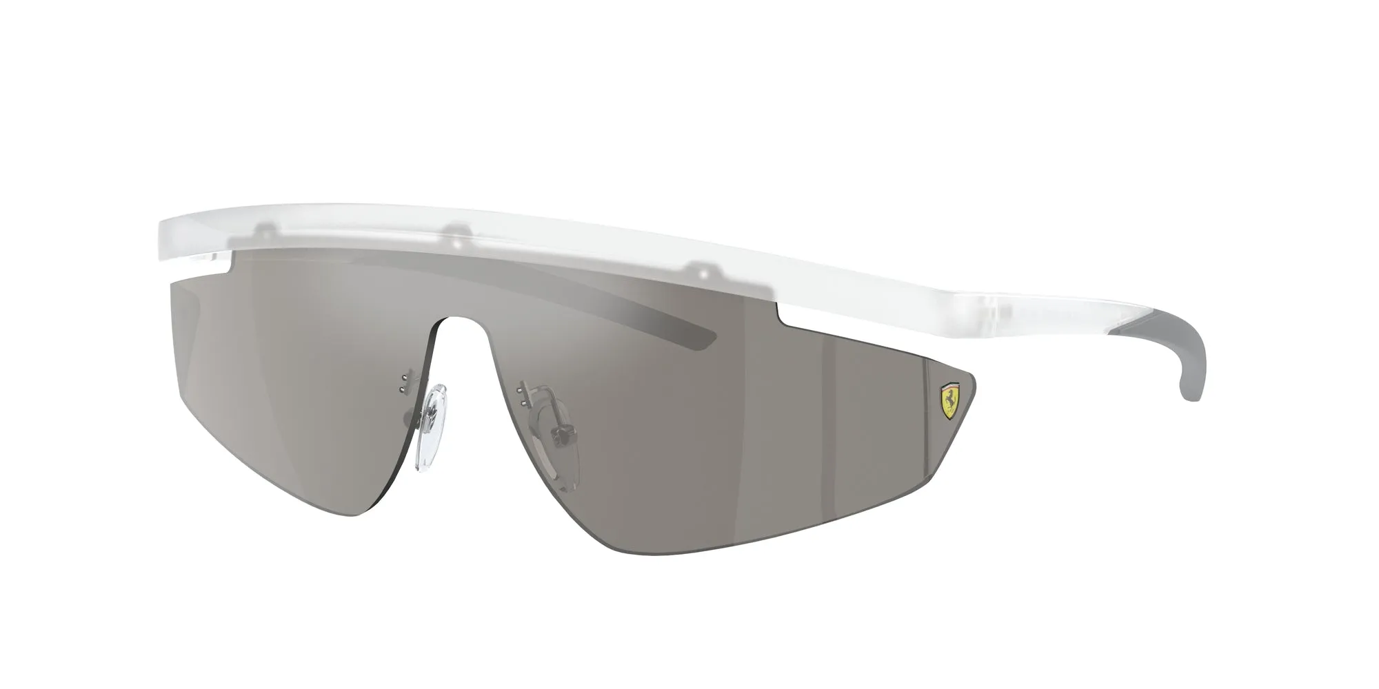 Ferrari Scuderia FZ6001 505/6G Occhiali da sole Iniettato Grigio Grigio Geometrica Normale Specchiato - immagine 1