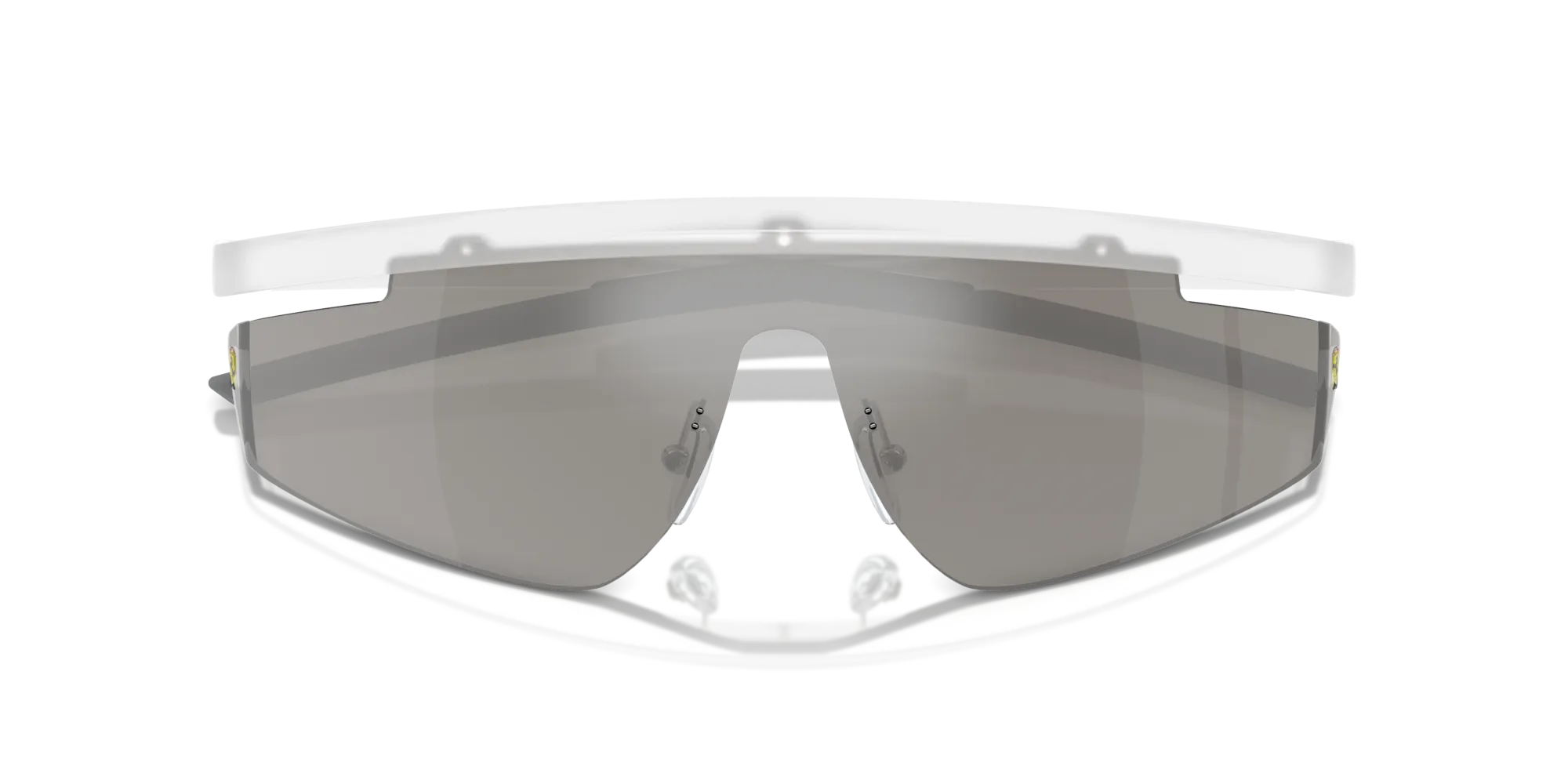 Ferrari Scuderia FZ6001 505/6G Occhiali da sole Iniettato Grigio Grigio Geometrica Normale Specchiato - immagine 2
