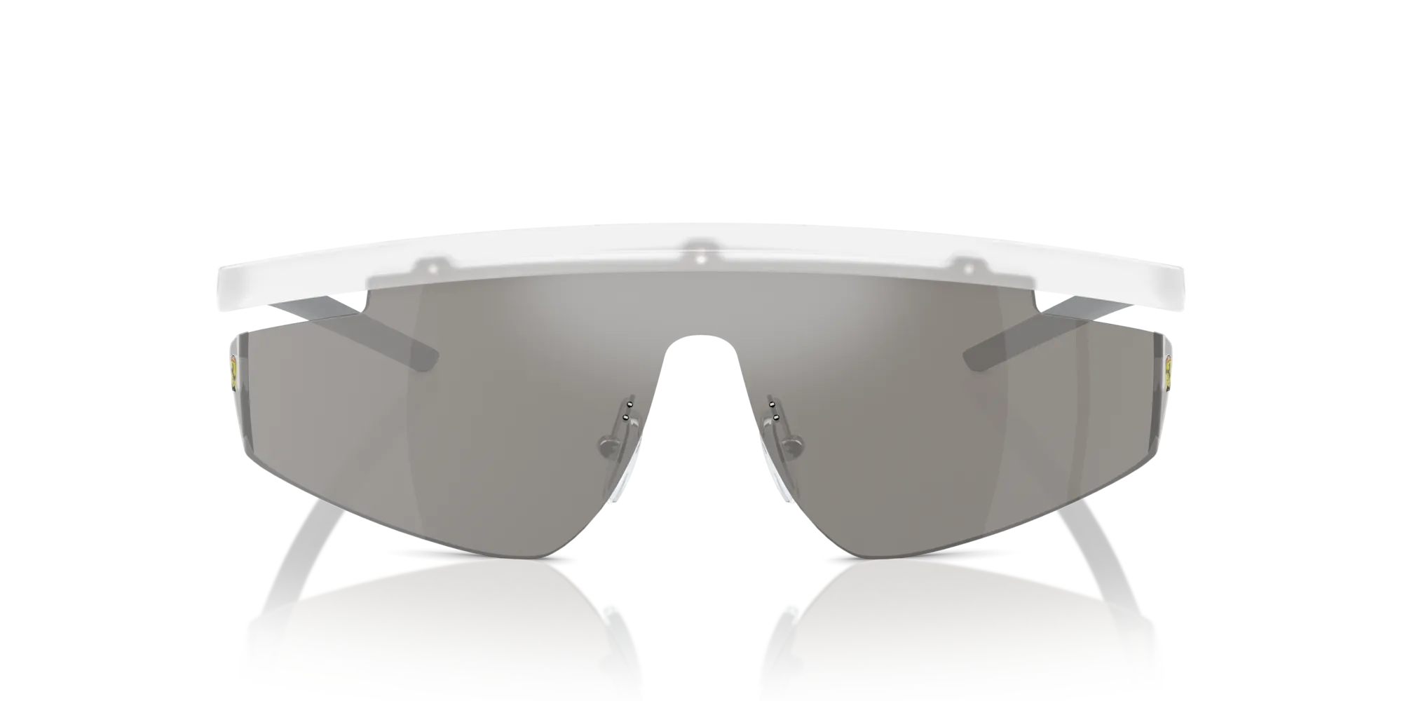 Ferrari Scuderia FZ6001 505/6G Occhiali da sole Iniettato Grigio Grigio Geometrica Normale Specchiato - immagine 3