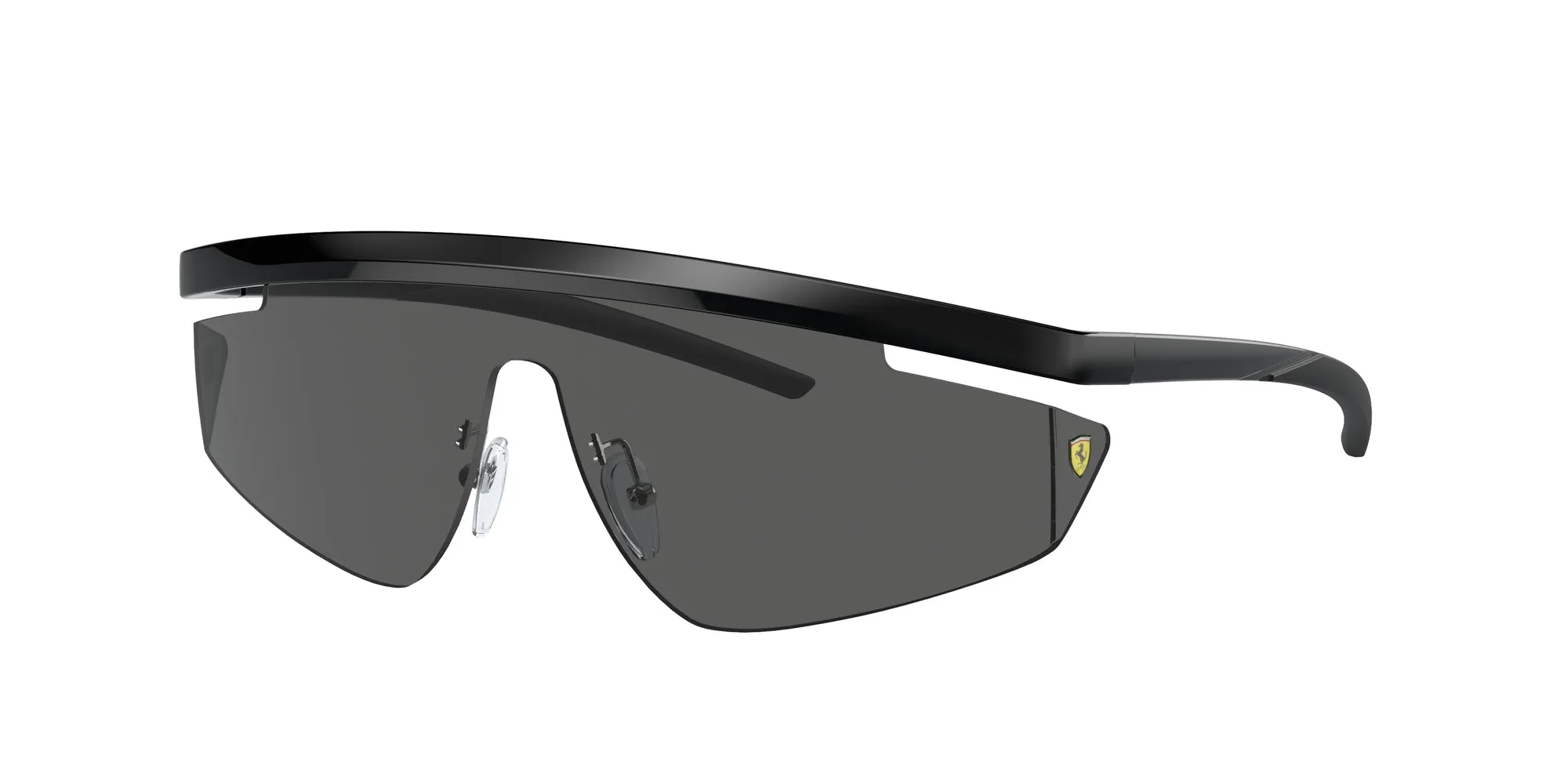 Ferrari Scuderia FZ6001 501/87 Occhiali da sole Iniettato Nero Grigio Geometrica Normale - immagine 1