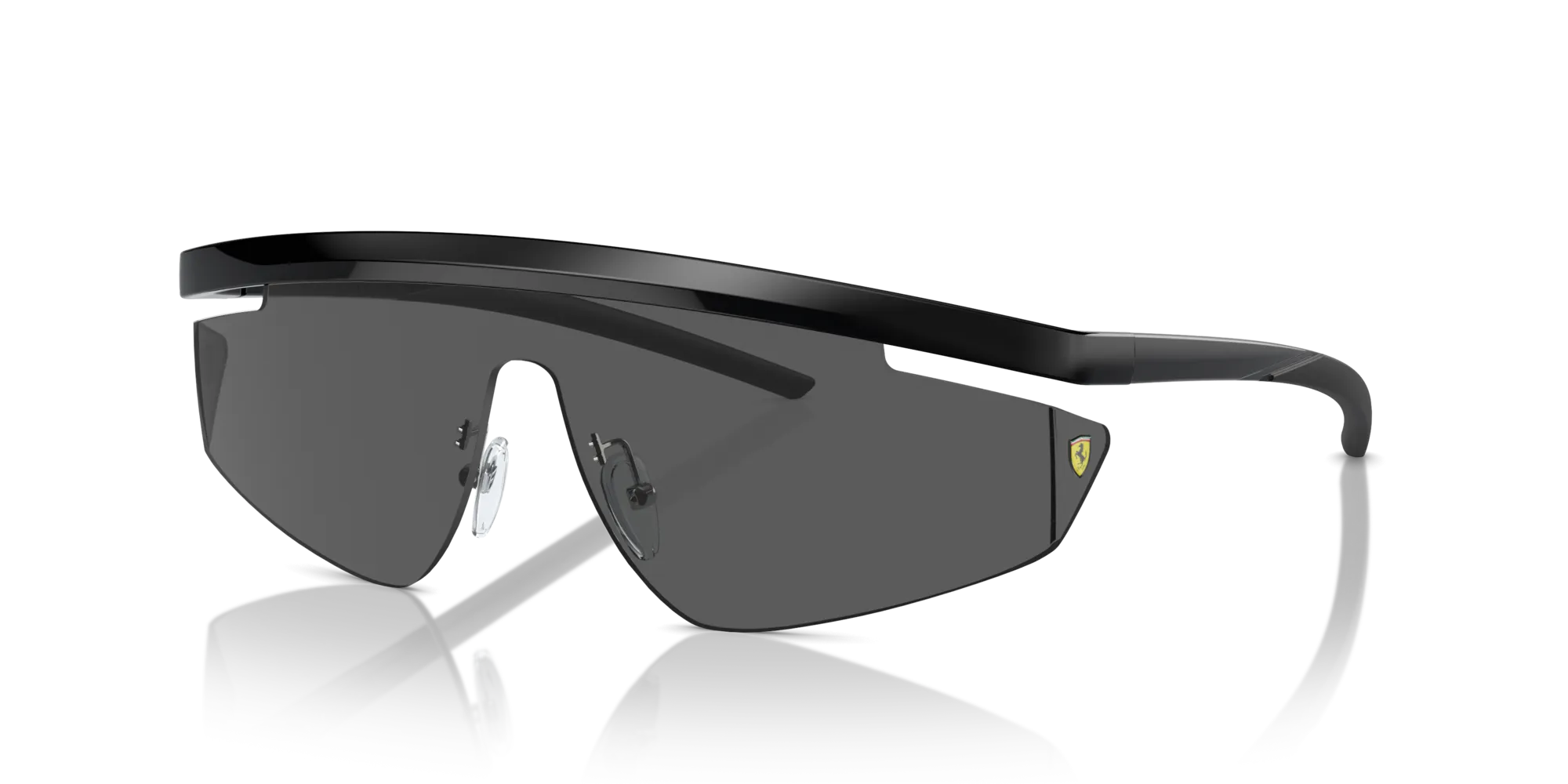 Ferrari Scuderia FZ6001 501/87 Occhiali da sole Iniettato Nero Grigio Geometrica Normale - immagine 4