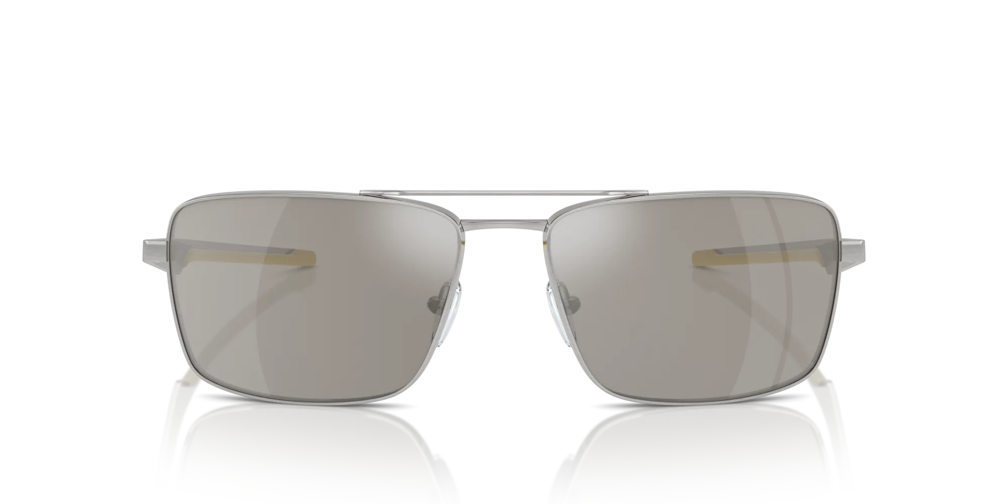 Ferrari Scuderia FZ5001 107/6G Occhiali da sole Metallo Argento Grigio Squadrata Normale Specchiato - immagine 3