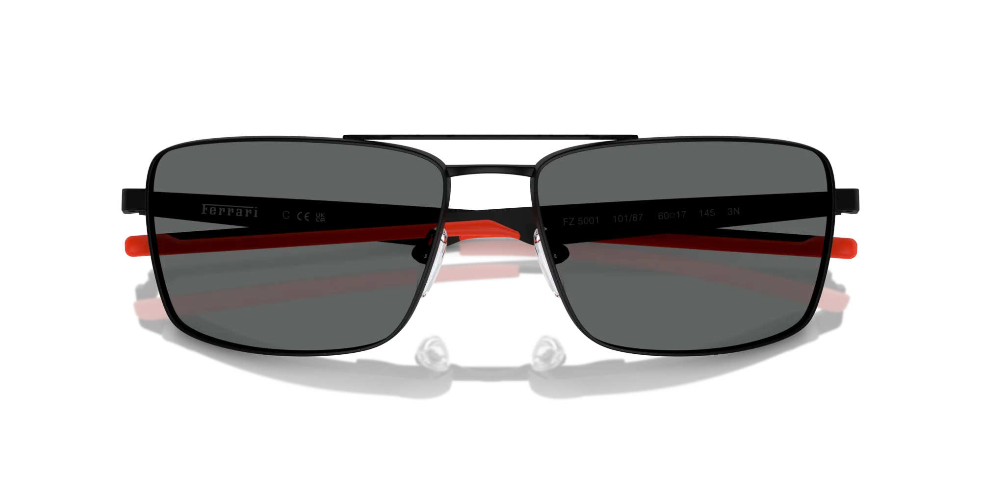 Ferrari Scuderia FZ5001 101/87 Occhiali da sole Metallo Nero Grigio Squadrata Normale - immagine 2