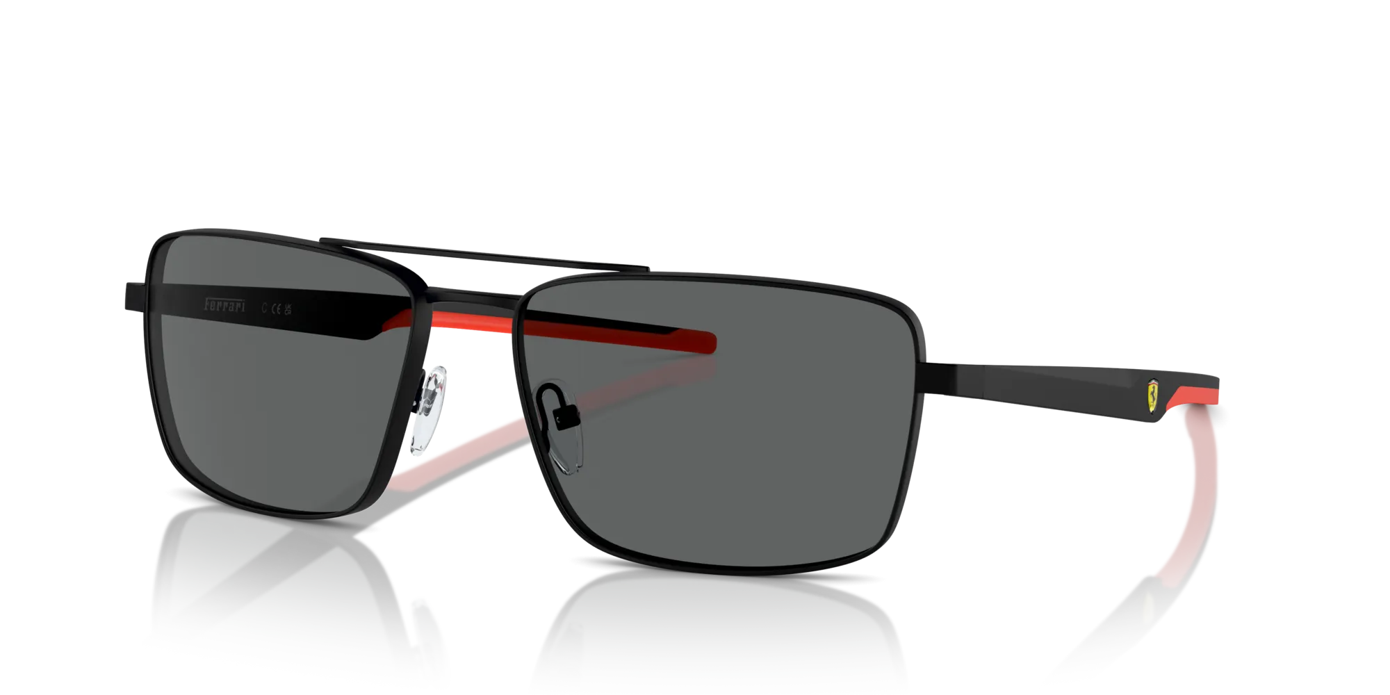 Ferrari Scuderia FZ5001 101/87 Occhiali da sole Metallo Nero Grigio Squadrata Normale - immagine 4