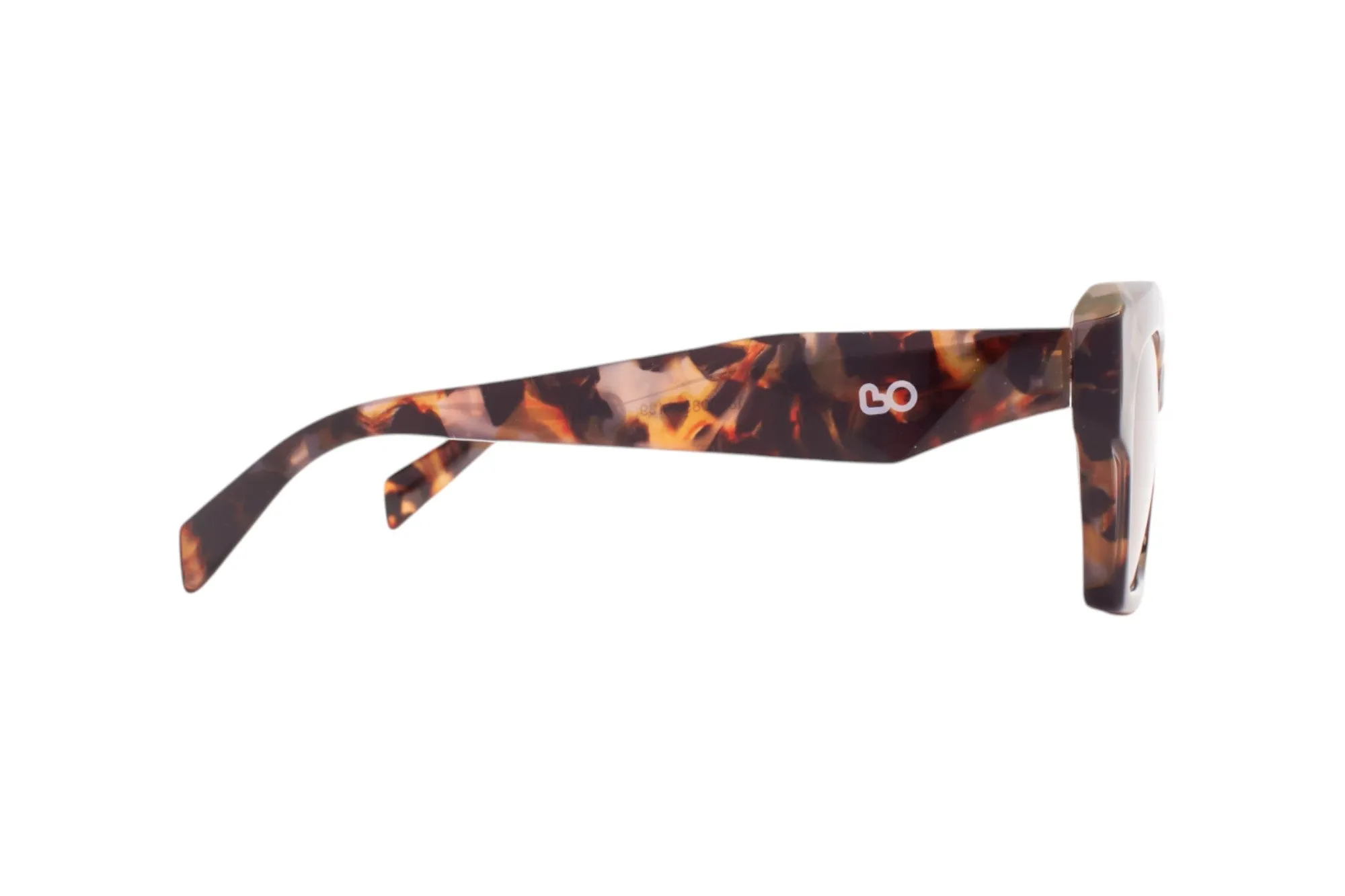 SUN LOVERS Donna Sun Lovers SLS244 Tartaruga scuro/Marrone sfumato Occhiali da sole Propionato Tartaruga Marrone Cat Eye Normale Sfumato - immagine 3
