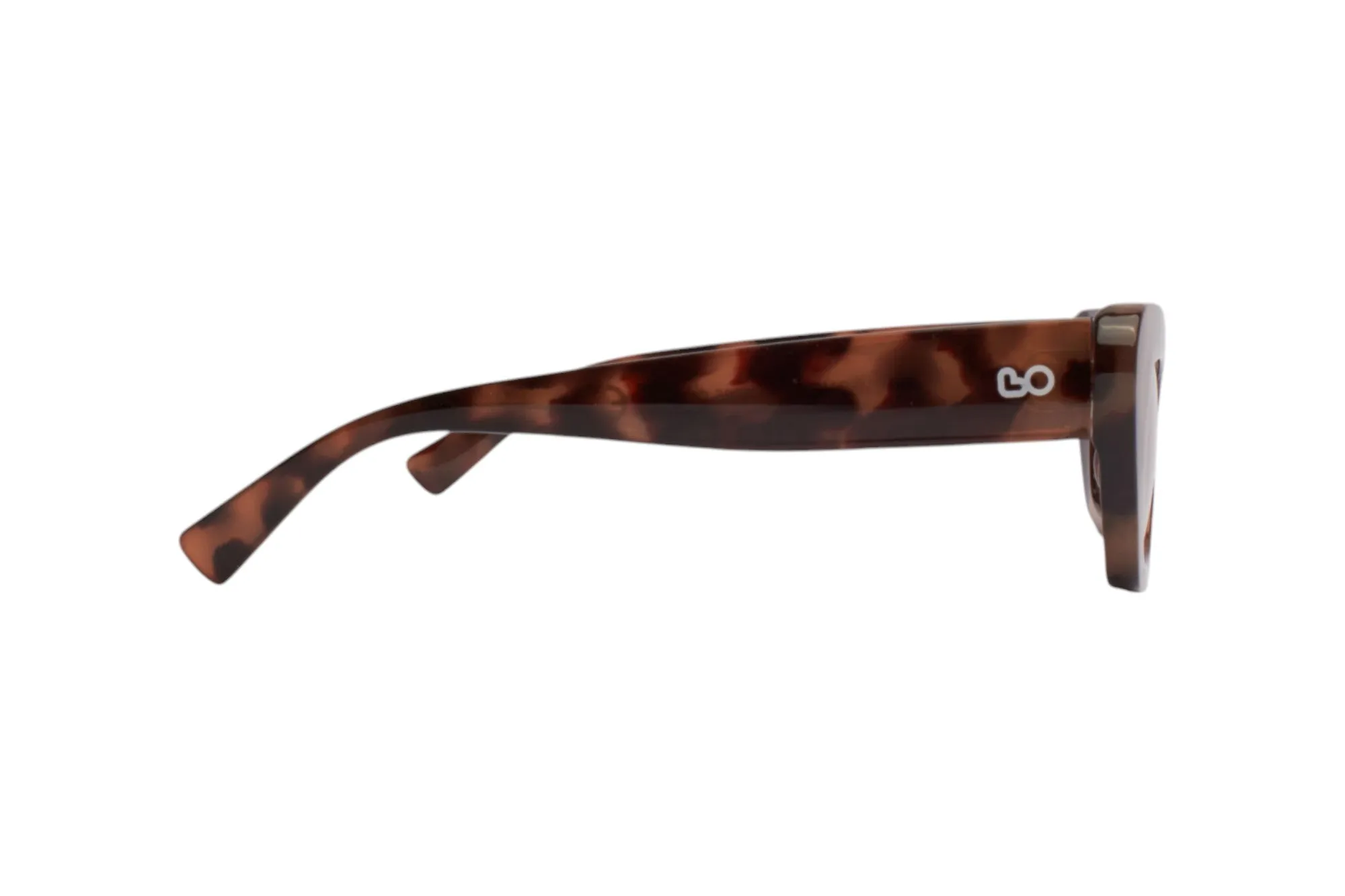 SUN LOVERS Donna Sun Lovers SLS182 Tartaruga scuro/Marrone sfumato Occhiali da sole Policarbonato Tartaruga Marrone Cat Eye Normale Sfumato - immagine 3