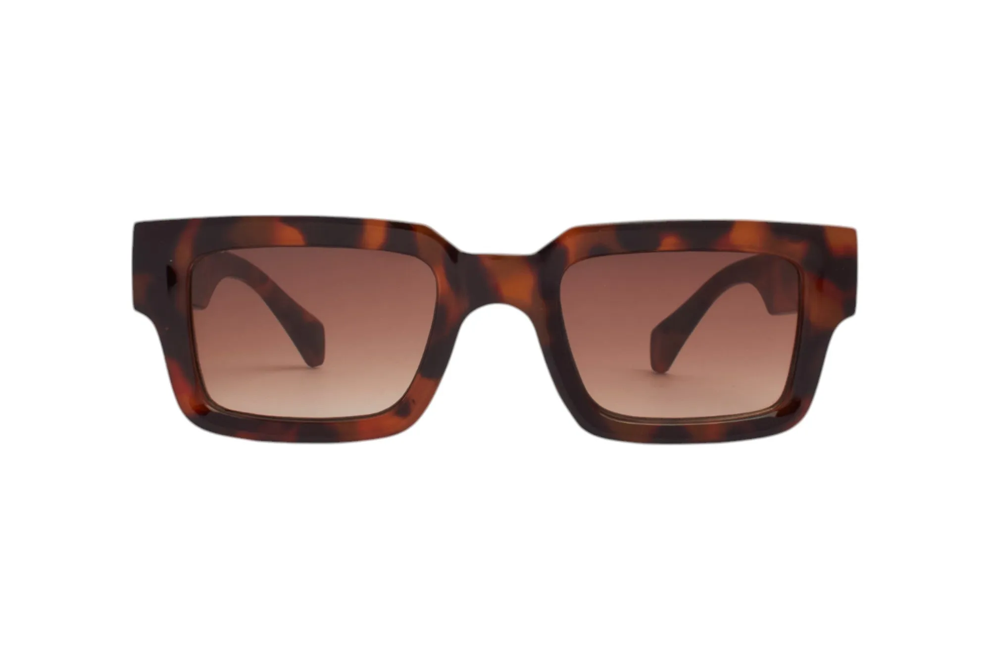 SUN LOVERS Unisex Sun Lovers SLS139 Tartaruga scuro/Marrone sfumato Occhiali da sole Policarbonato Tartaruga Marrone Squadrata Normale Sfumato - immagine 2