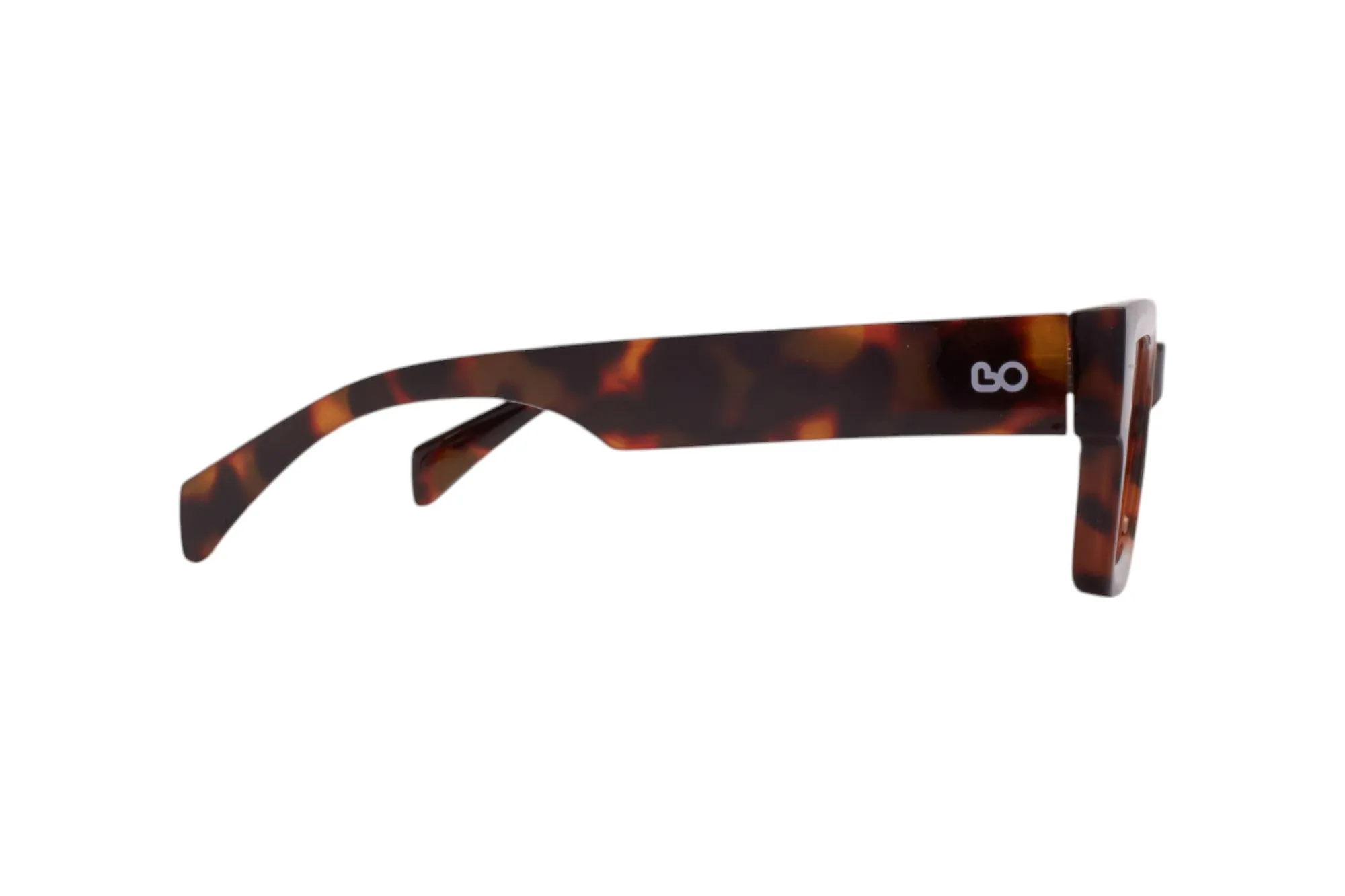 SUN LOVERS Unisex Sun Lovers SLS139 Tartaruga scuro/Marrone sfumato Occhiali da sole Policarbonato Tartaruga Marrone Squadrata Normale Sfumato - immagine 3