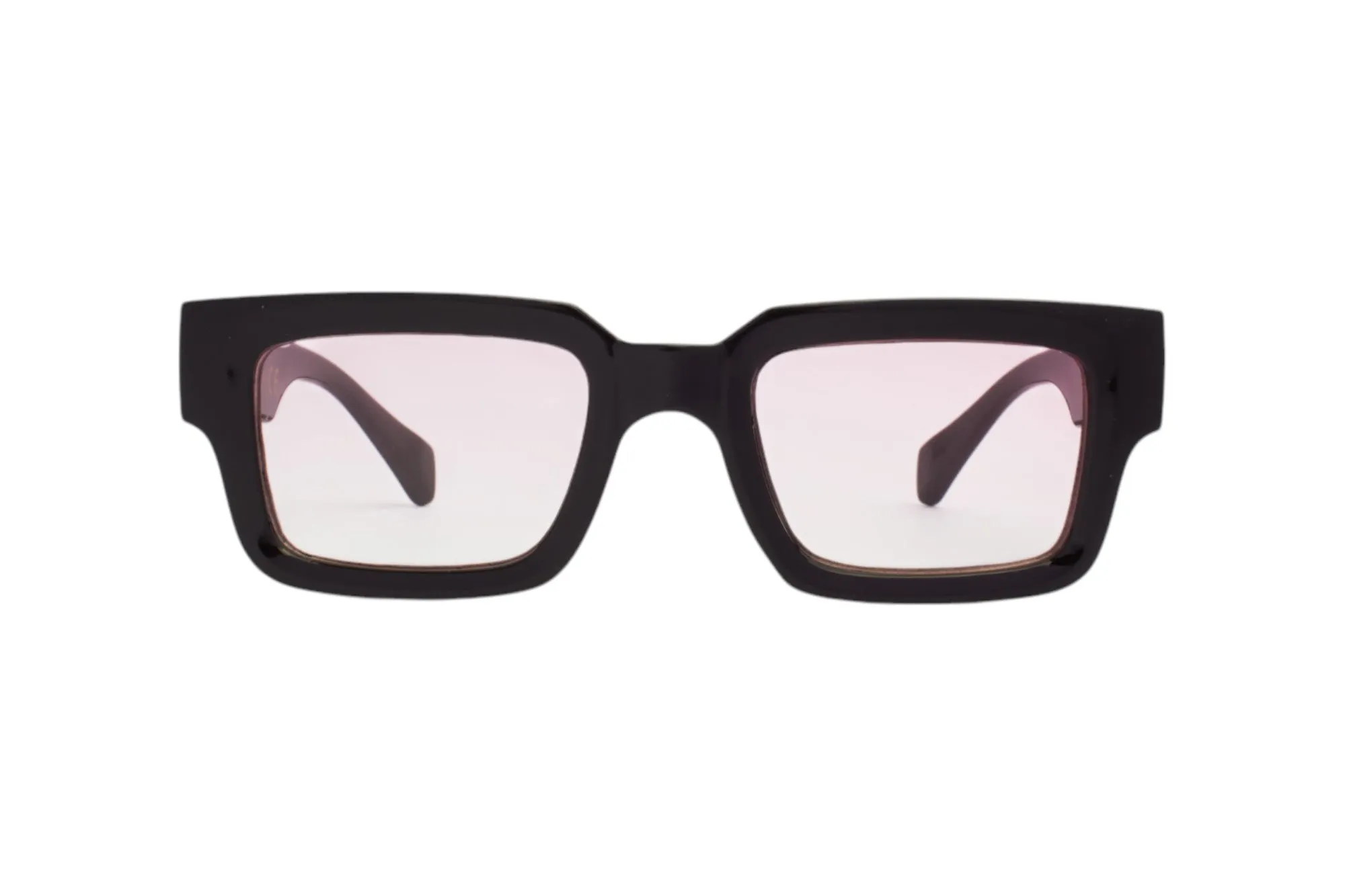 SUN LOVERS Unisex SLS139 Nero/Rosa sfumato Occhiali da sole Policarbonato Nero Rosa Squadrata Normale Sfumato - immagine 2
