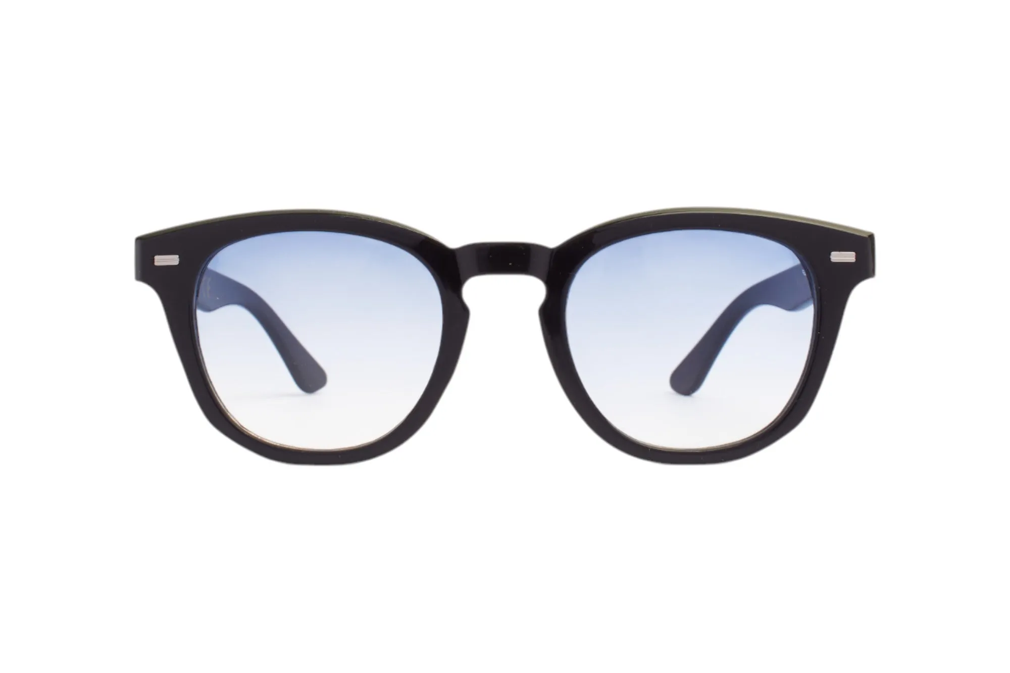 SUN LOVERS Unisex SLS059 Nero/Azzurro sfumato Occhiali da sole Policarbonato Nero Azzurro Pantos Normale Sfumato - immagine 2