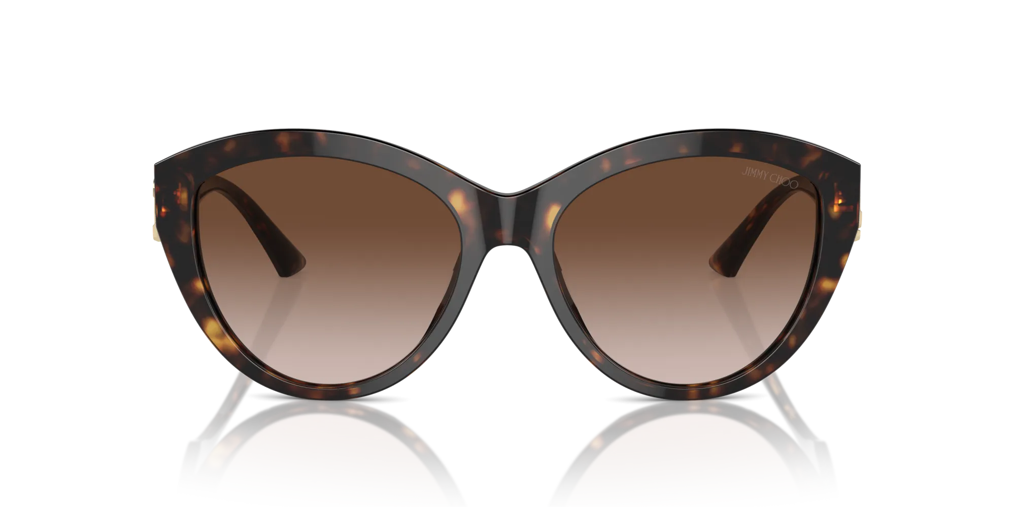 Jimmy Choo JC5007 500213 Occhiali da sole Acetato Havana Marrone Pantos Normale Sfumato - immagine 3