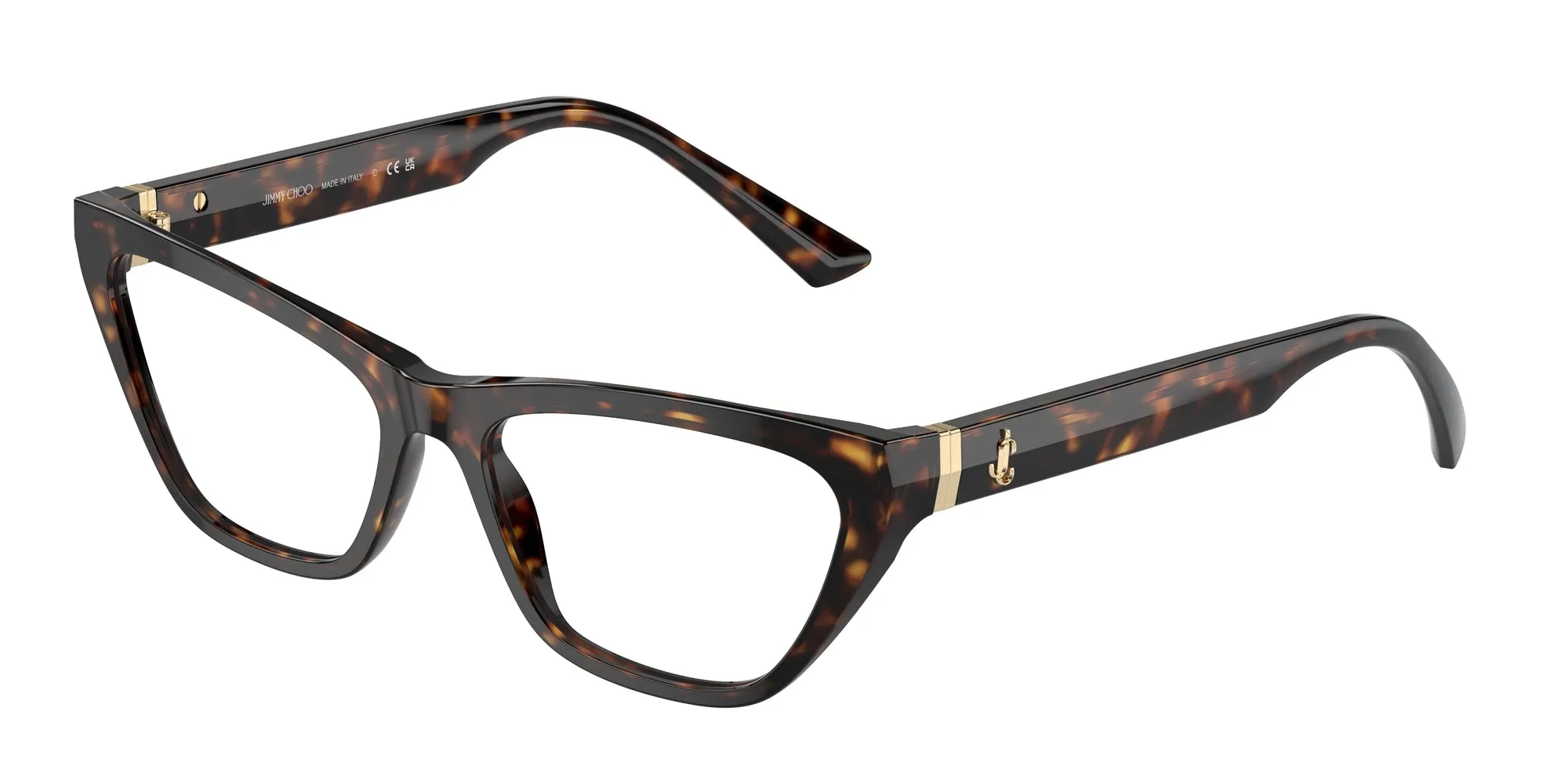 Jimmy Choo JC3014 5002 Montature da vista Acetato Havana Cat Eye - immagine 1