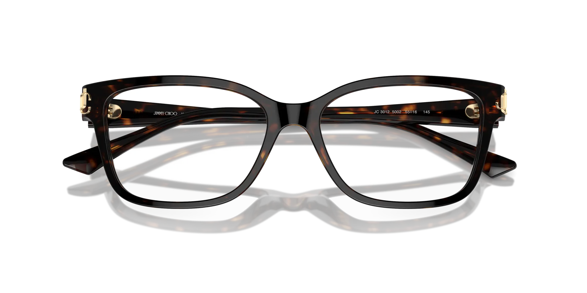 Jimmy Choo JC3012 5002 Montature da vista Acetato Havana Pillow - immagine 2