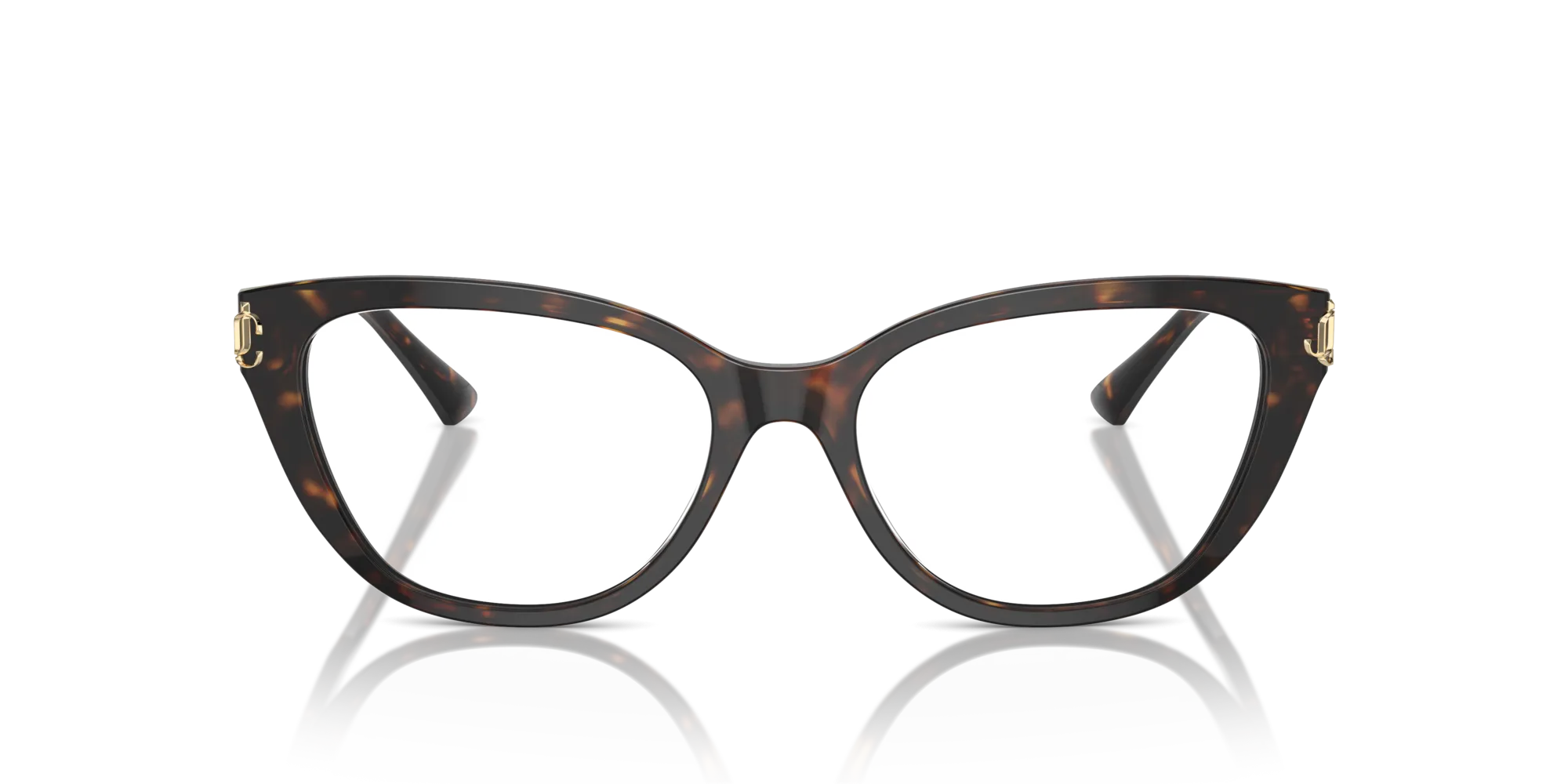 Jimmy Choo JC3011 5002 Montature da vista Acetato Havana Cat Eye - immagine 3