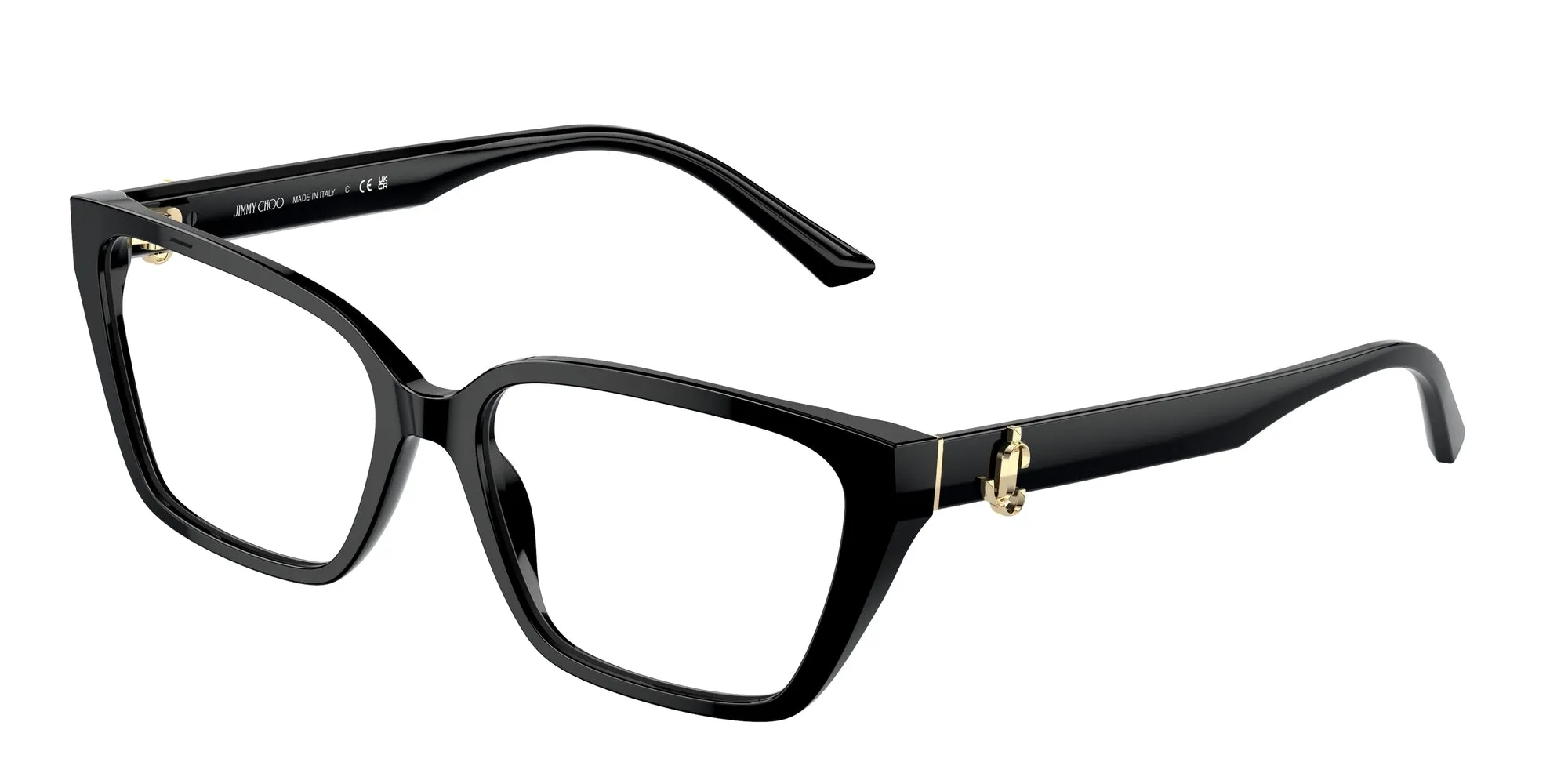 Jimmy Choo JC3008 5000 Montature da vista Acetato Nero Cat Eye - immagine 1