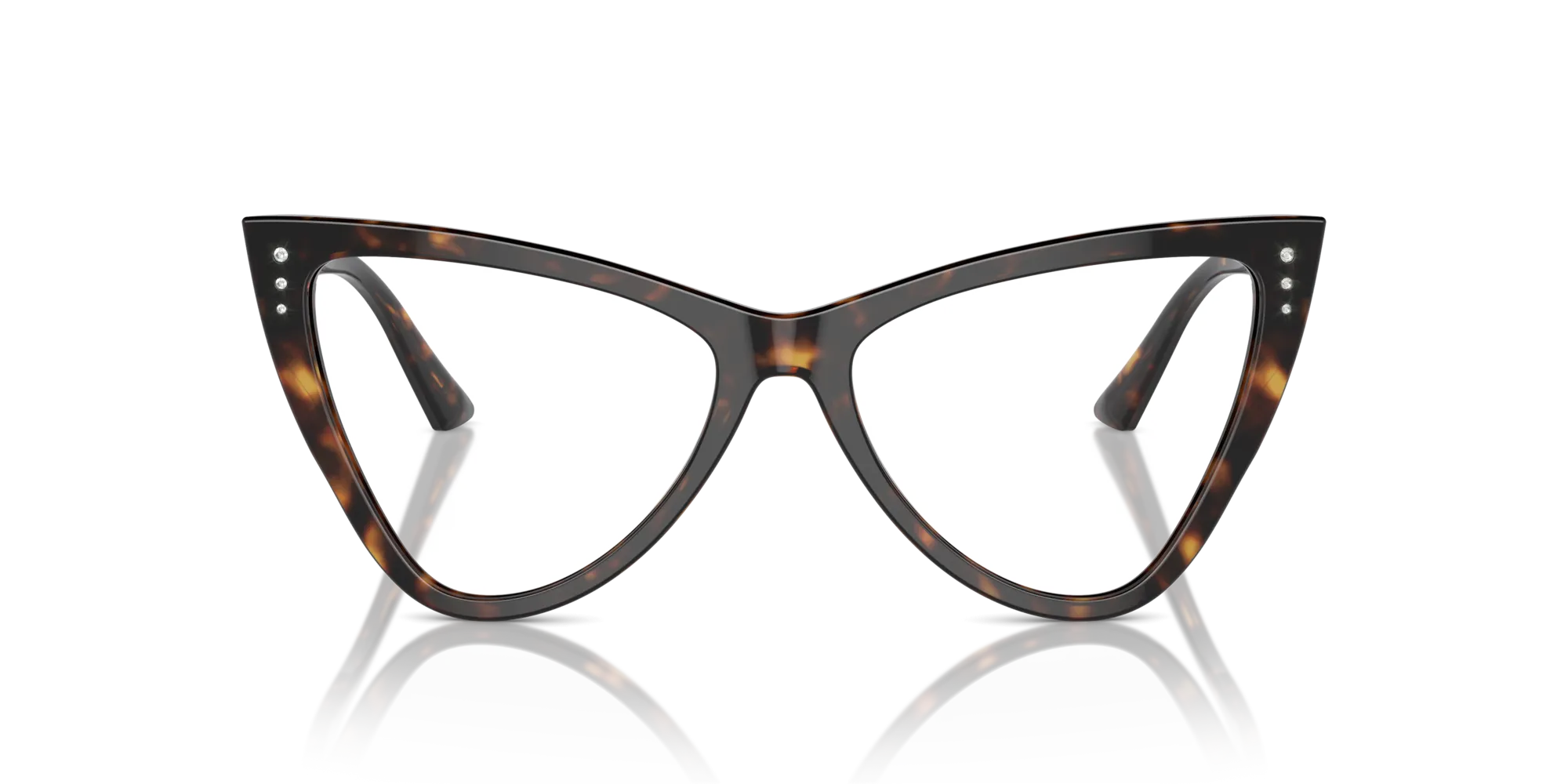 Jimmy Choo JC3004B 5002 Montature da vista Acetato Havana Cat Eye - immagine 3