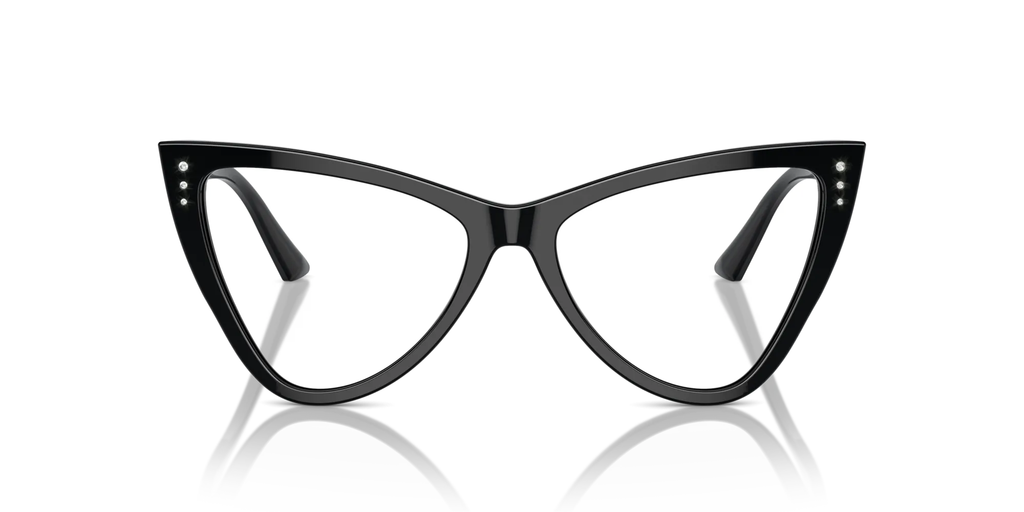 Jimmy Choo JC3004B 5000 Montature da vista Acetato Nero Cat Eye - immagine 3
