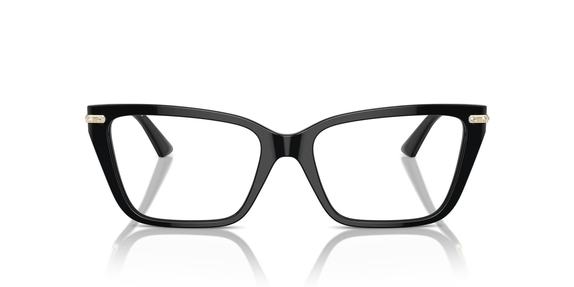 Jimmy Choo JC3002B 5000 Montature da vista Acetato Nero Cat Eye - immagine 3
