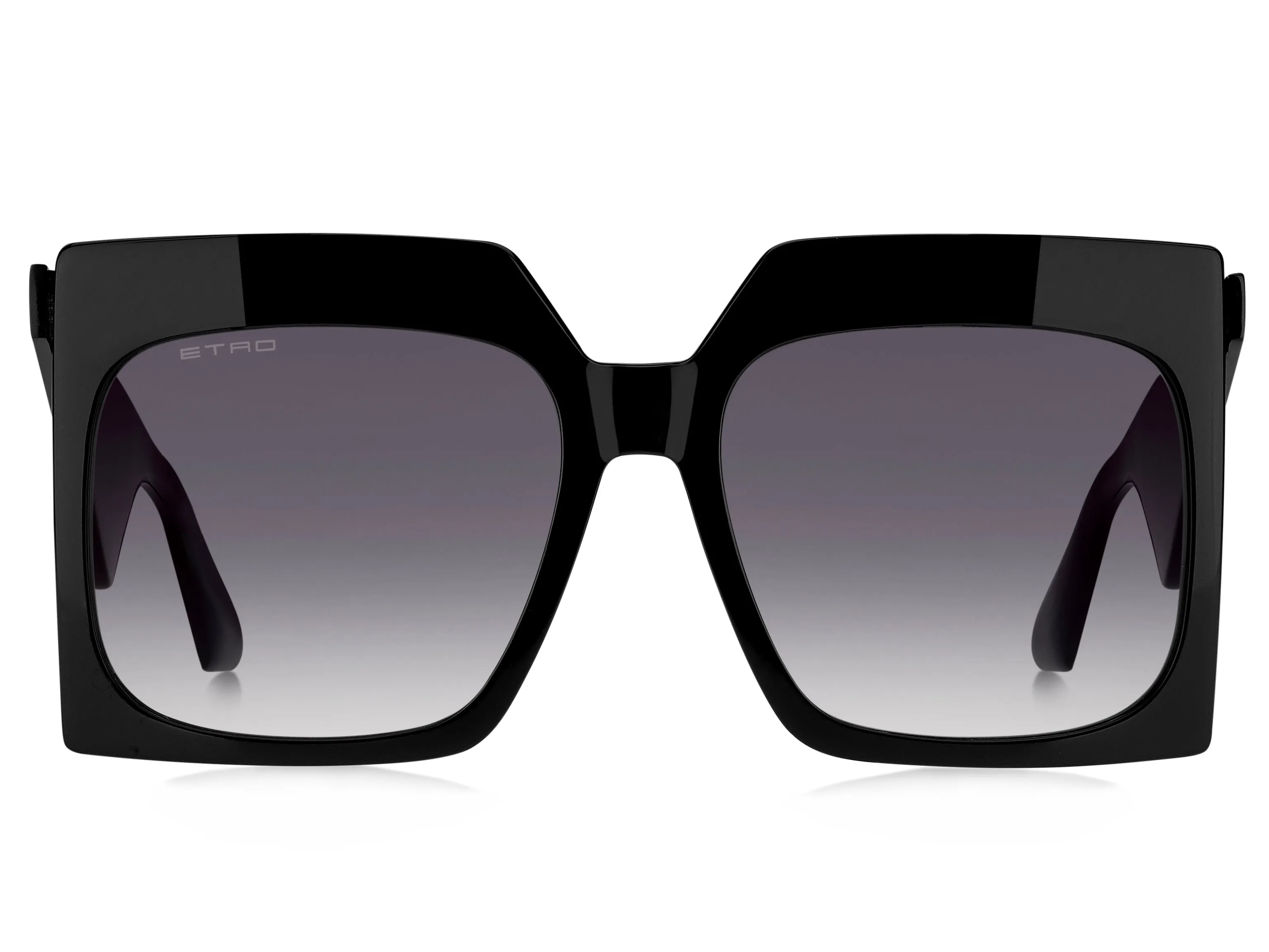 ETRO ETRO 0002/S 807/9O Occhiali da sole Acetato Nero Grigio Squadrata Normale Sfumato - immagine 2