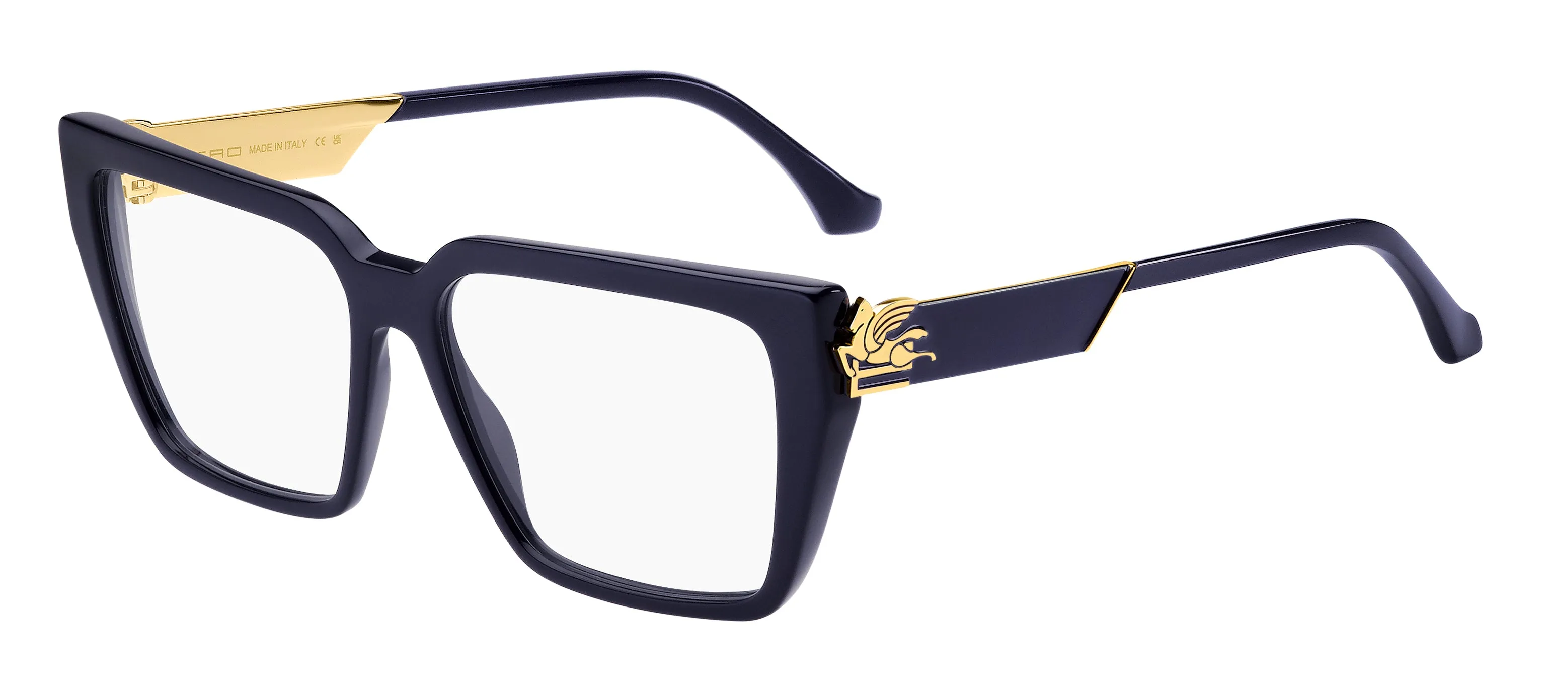ETRO ETRO 0030 PJP Montature da vista Acetato Blu Squadrata - immagine 1