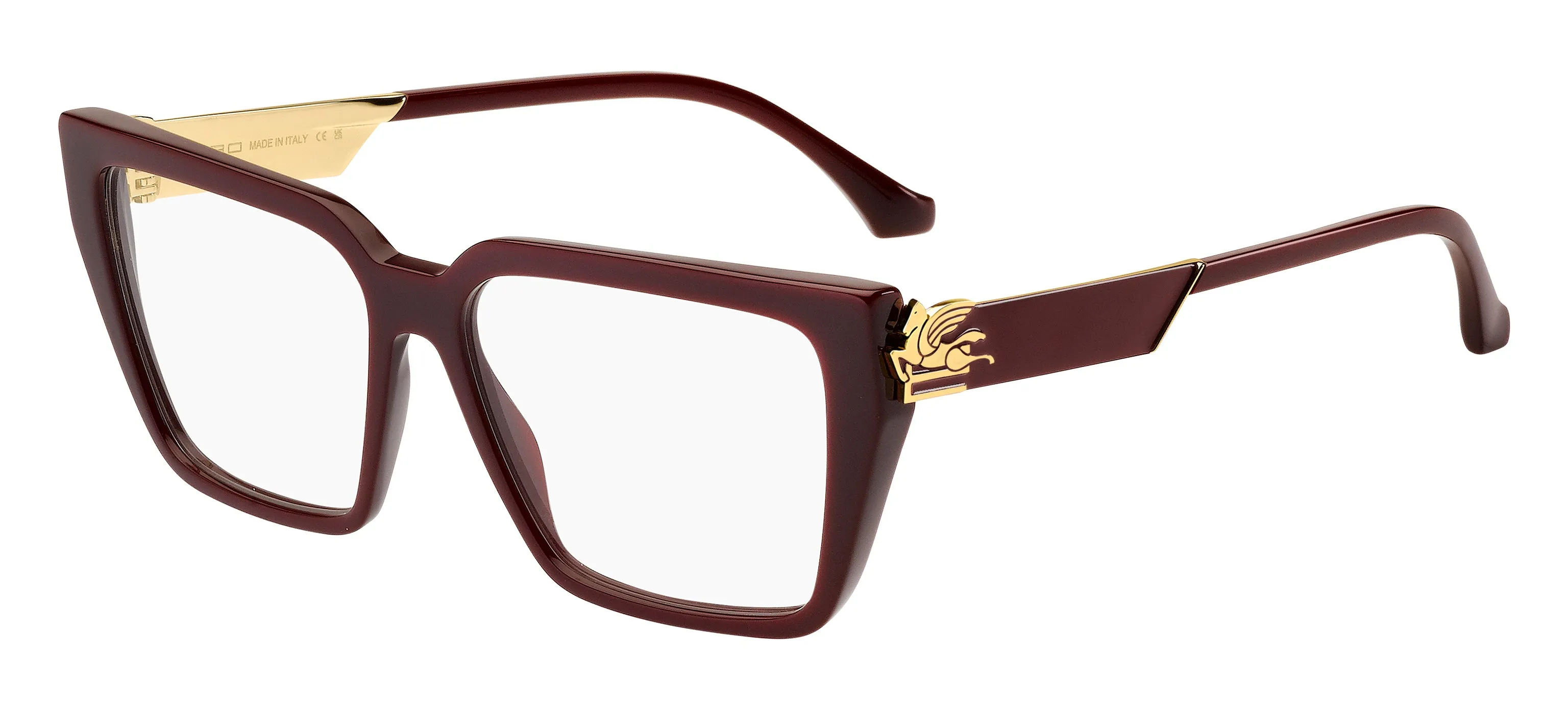 ETRO ETRO 0030 LHF Montature da vista Acetato Bordeaux Squadrata - immagine 1