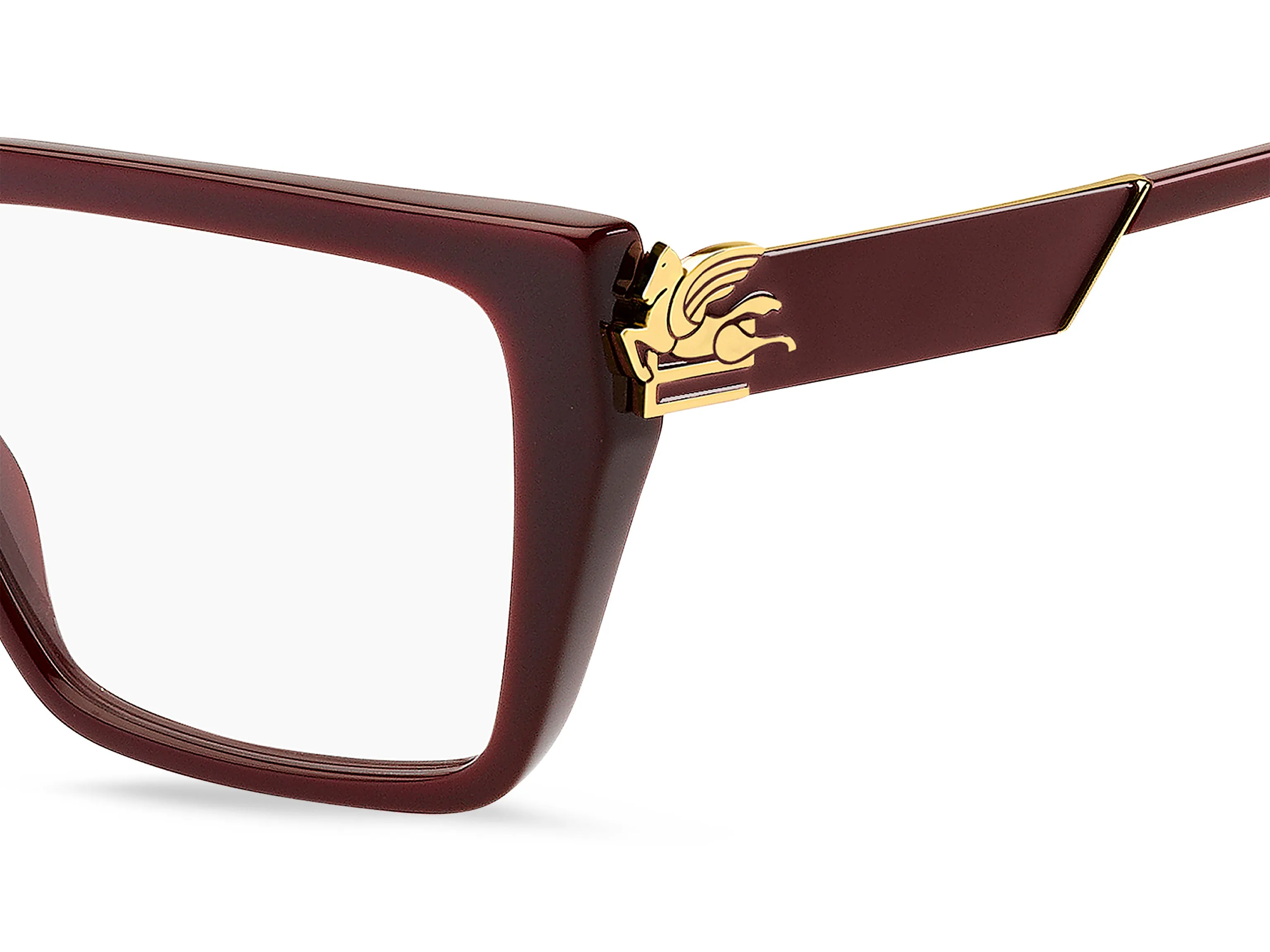 ETRO ETRO 0030 LHF Montature da vista Acetato Bordeaux Squadrata - immagine 3