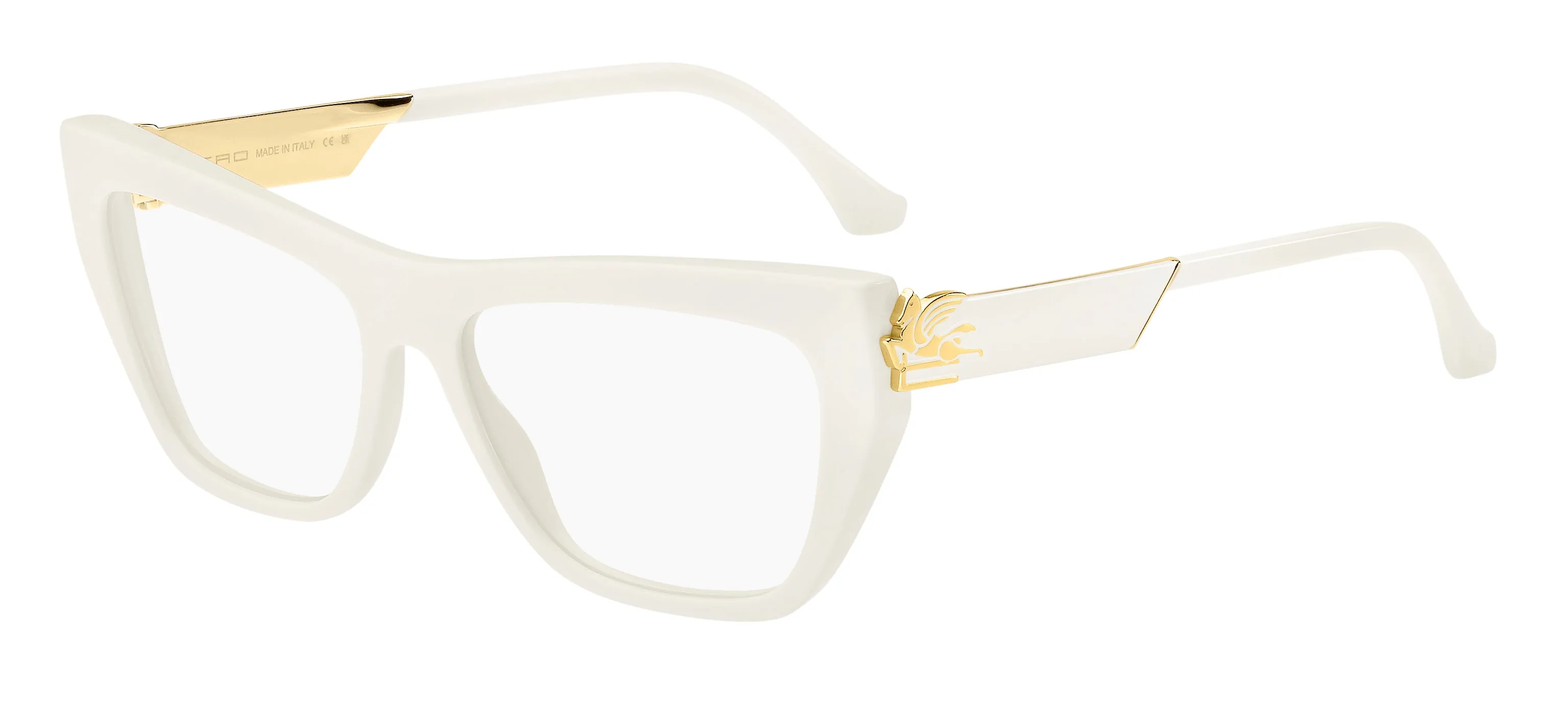 ETRO ETRO 0029 SZJ Montature da vista Acetato Bianco Cat Eye - immagine 1