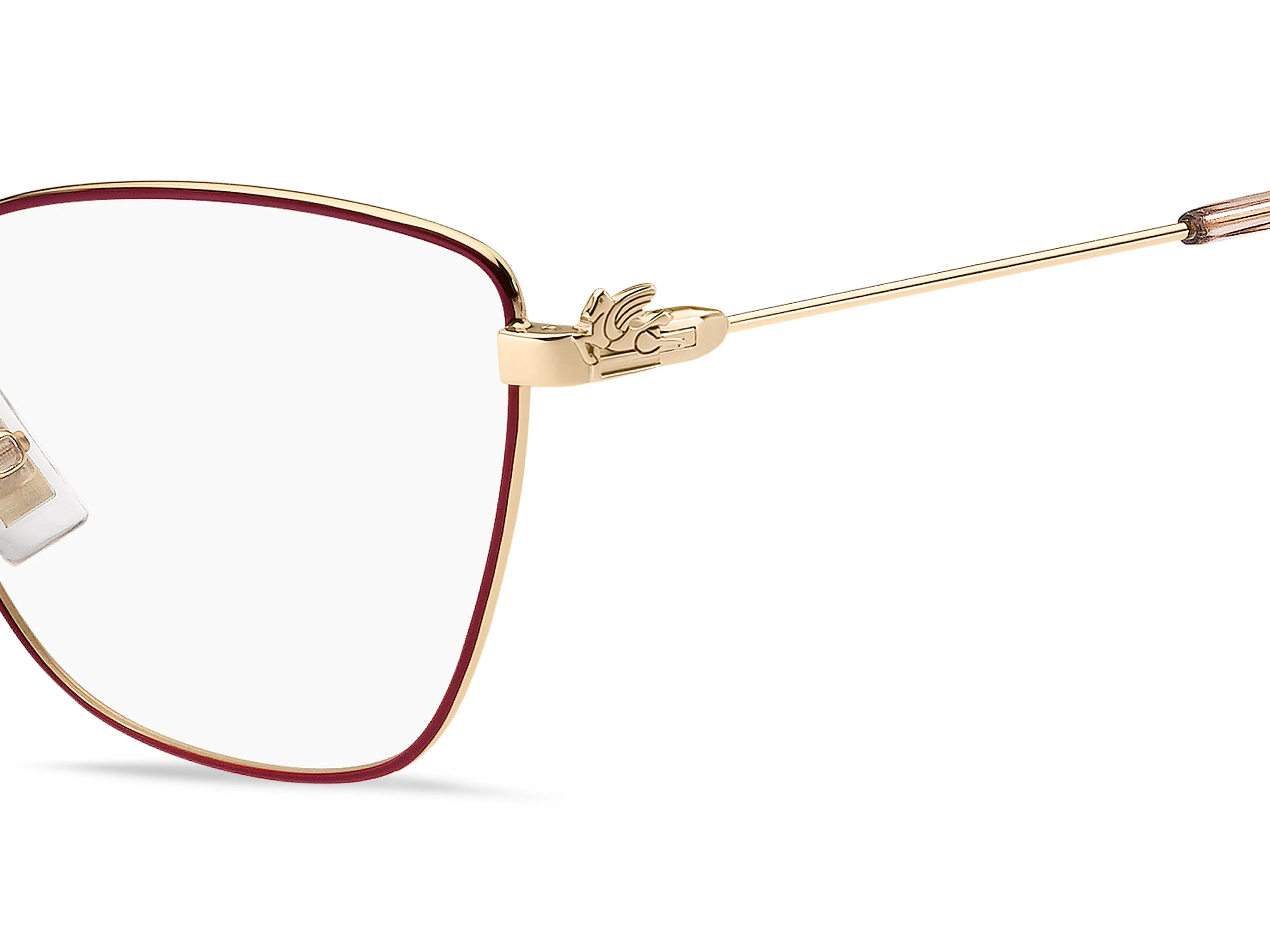 ETRO ETRO 0023 6K3 Montature da vista Metallo Bordeaux Cat Eye - immagine 3