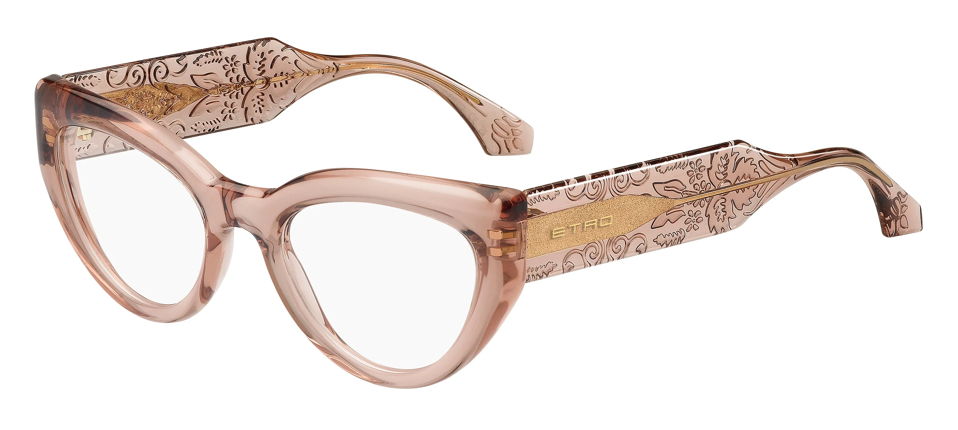 ETRO ETRO 0018 35J Montature da vista Acetato Beige Cat Eye - immagine 1