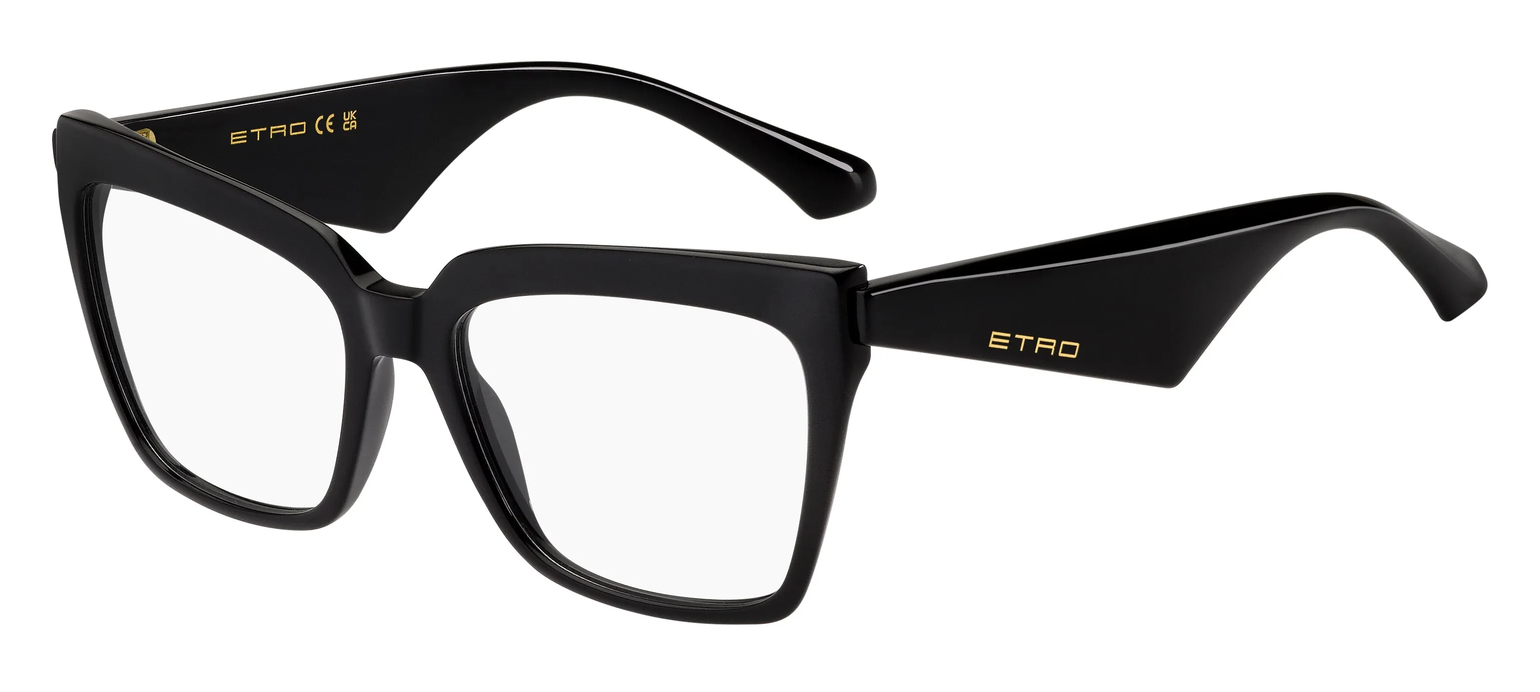 ETRO ETRO 0006 807 Montature da vista Acetato Nero Squadrata - immagine 1