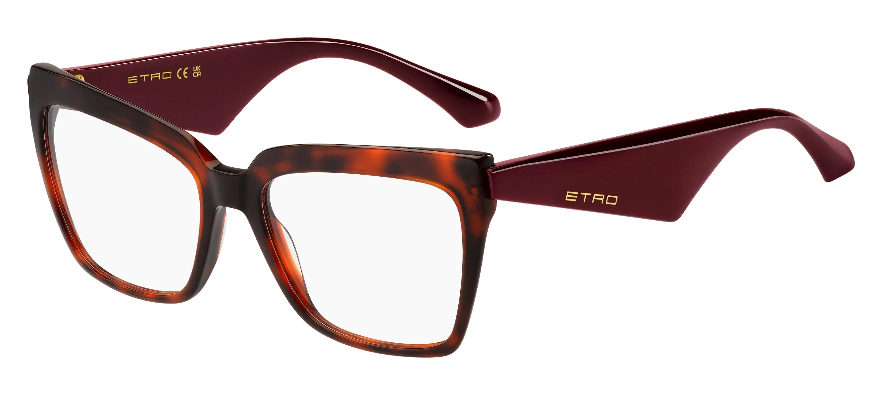 ETRO ETRO 0006 086 Montature da vista Acetato Havana Squadrata - immagine 1
