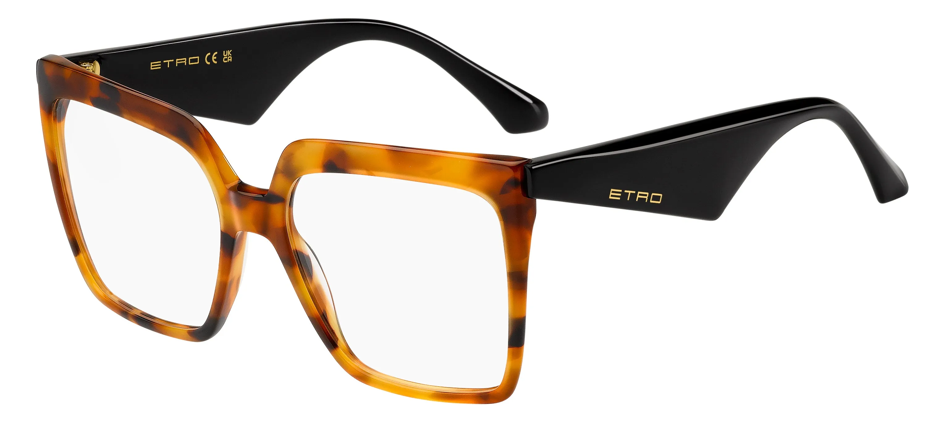 ETRO ETRO 0005 C9B Montature da vista Acetato Havana Squadrata - immagine 1