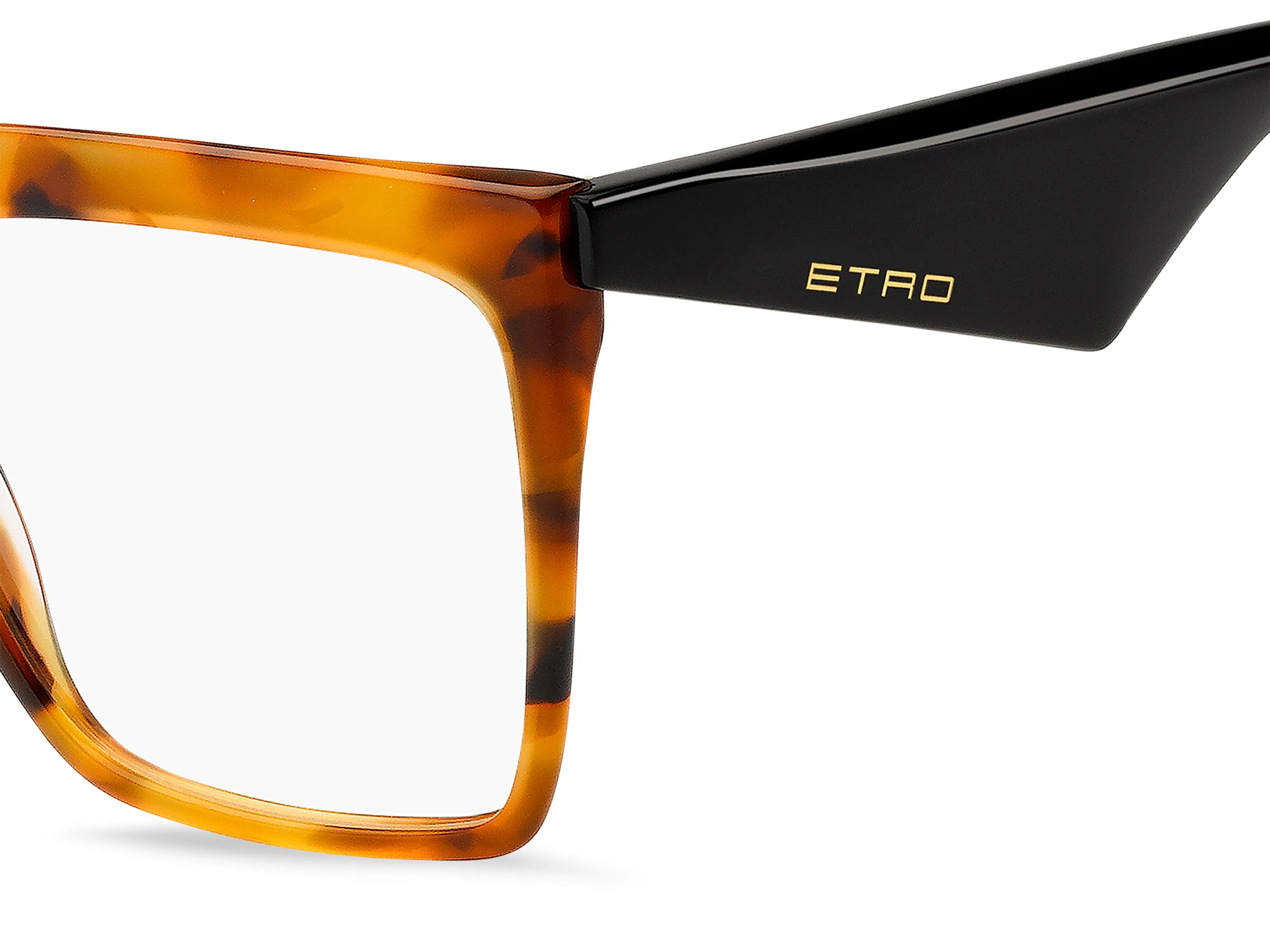 ETRO ETRO 0005 C9B Montature da vista Acetato Havana Squadrata - immagine 3