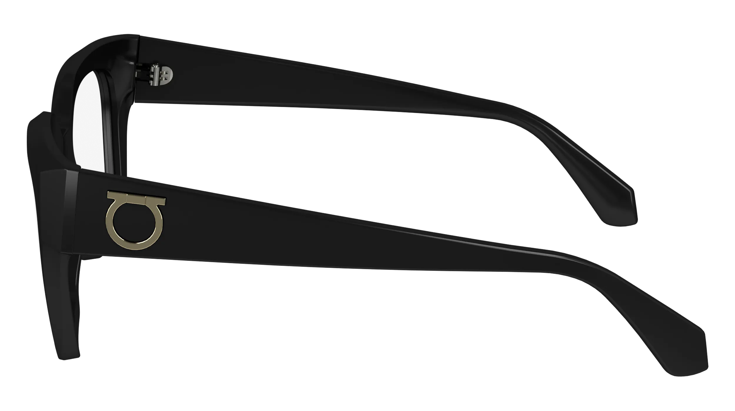 Ferragamo SF2983 001 Montature da vista Acetato Nero Squadrata Normale Normale - immagine 4